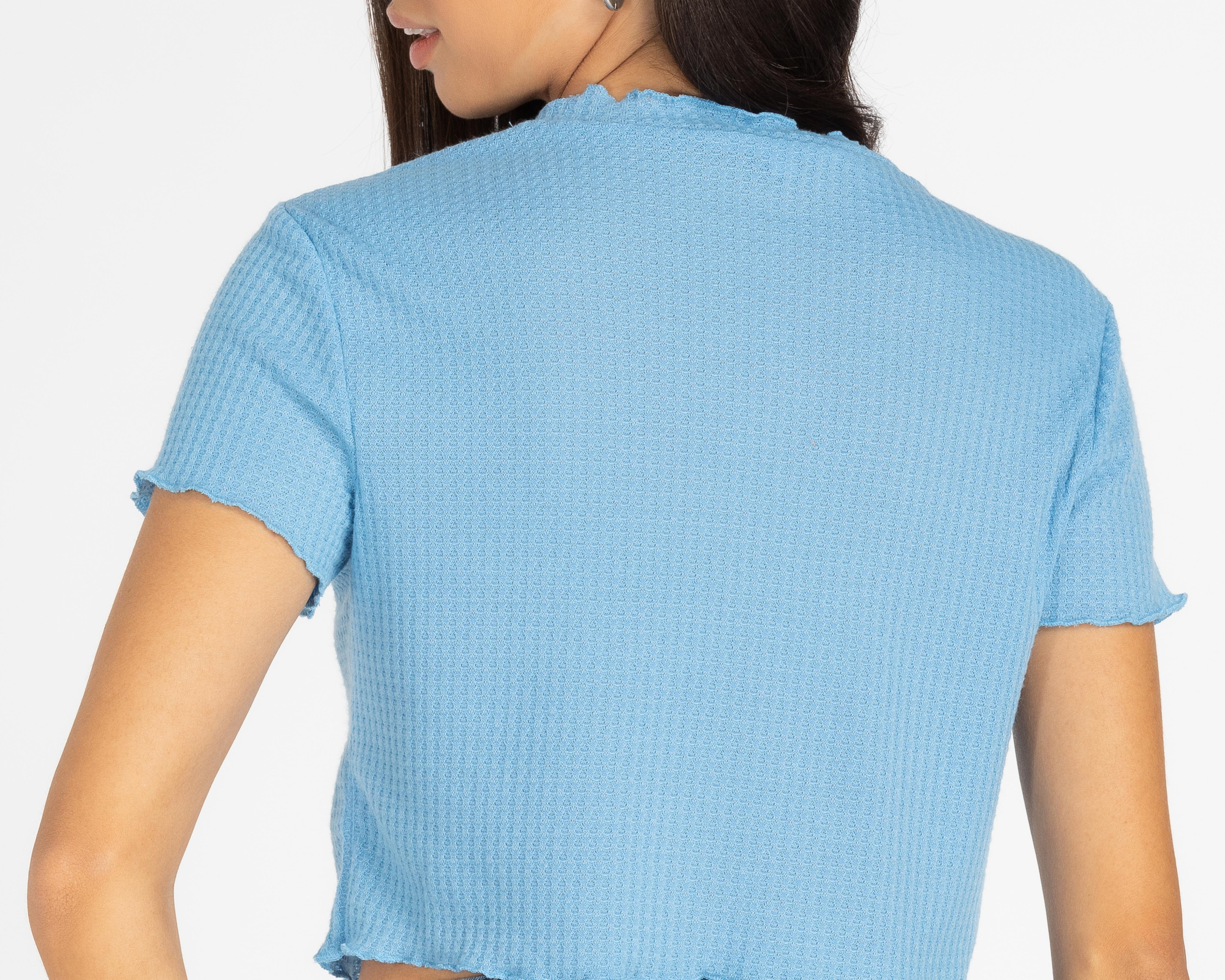 Foto 5 | Blusa Refill Manga Corta con Cuello Alto