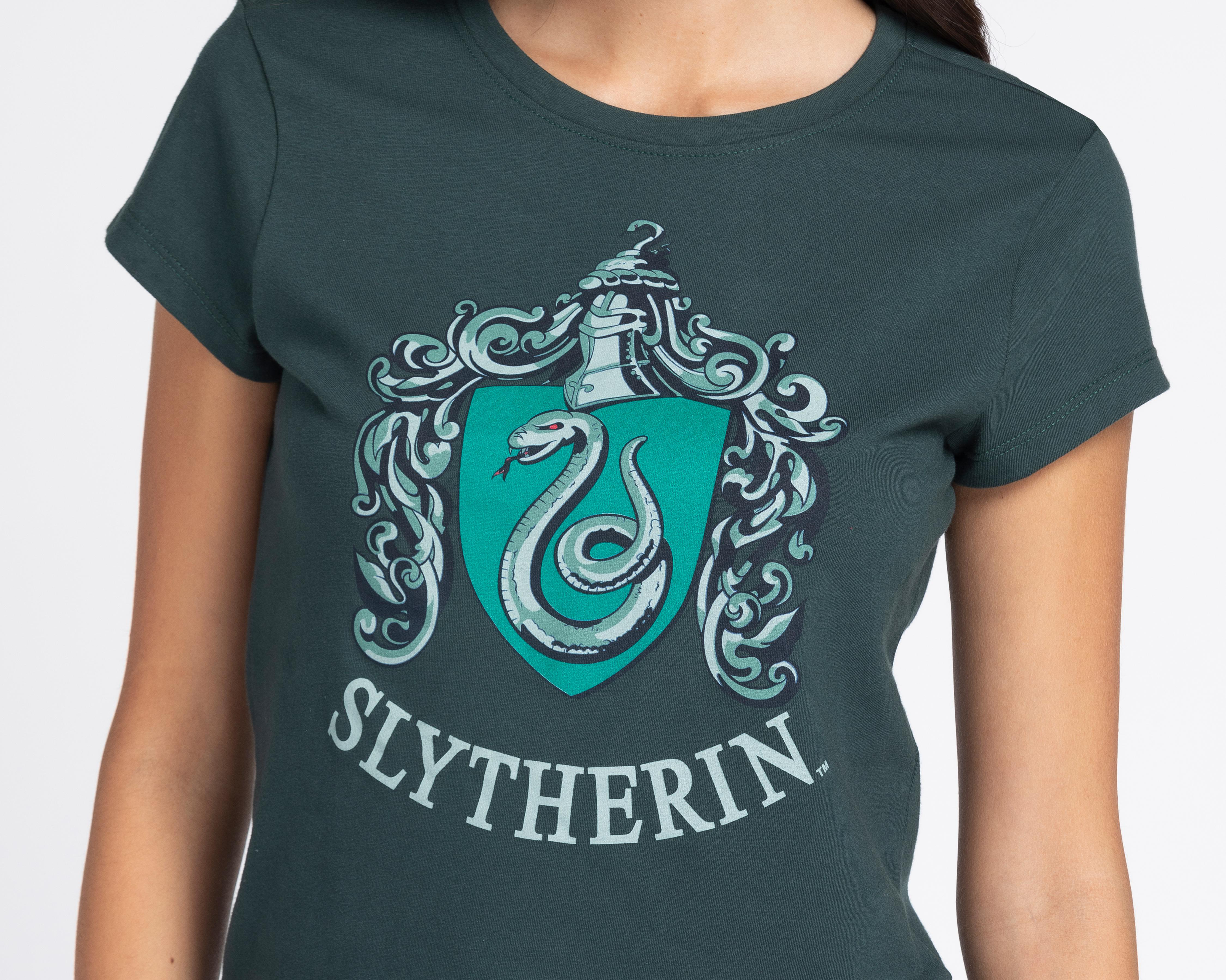 Foto 4 pulgar | Playera Harry Potter Manga Corta Estampada