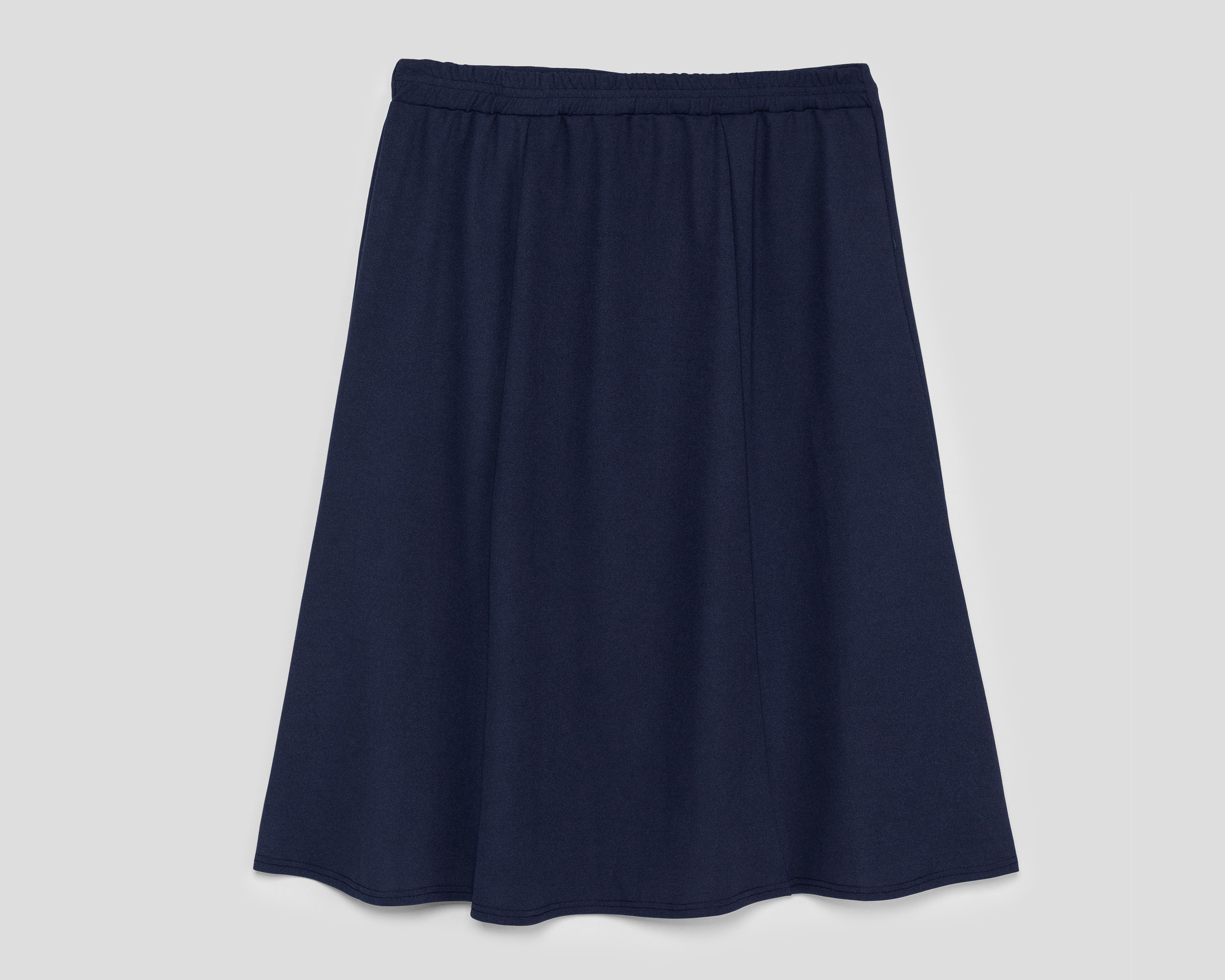 Foto 3 pulgar | Falda Midi Sahara Azul Marino para Mujer