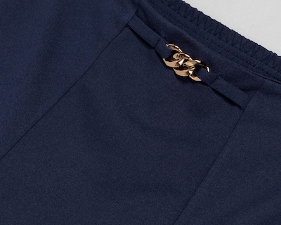 Foto 3 | Falda Midi Sahara Azul Marino para Mujer