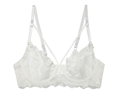Foto 3 | Coordinado de Encaje Copa Completa Blanco Eva Novias