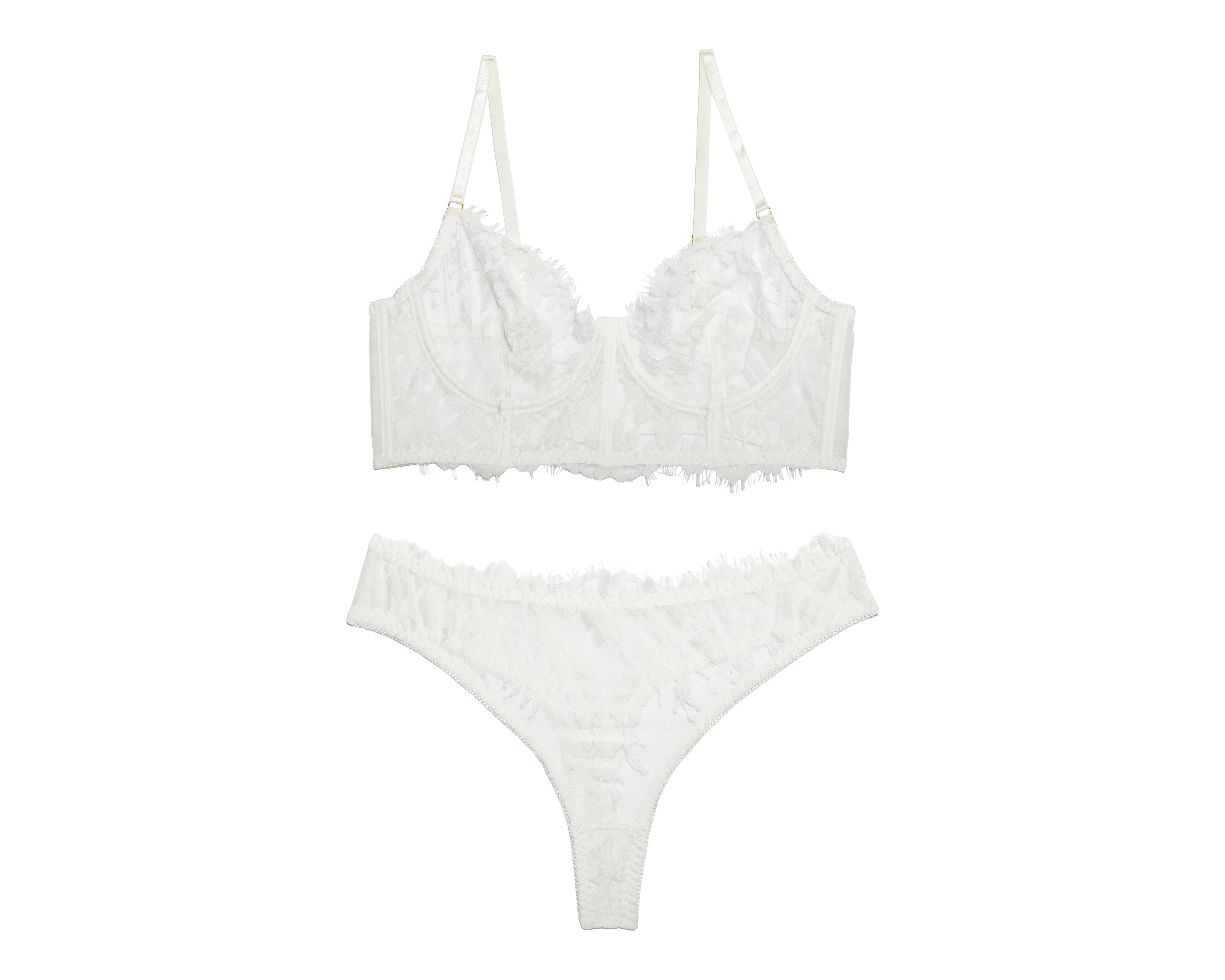 Coordinado de Encaje Media Copa Eva Novias