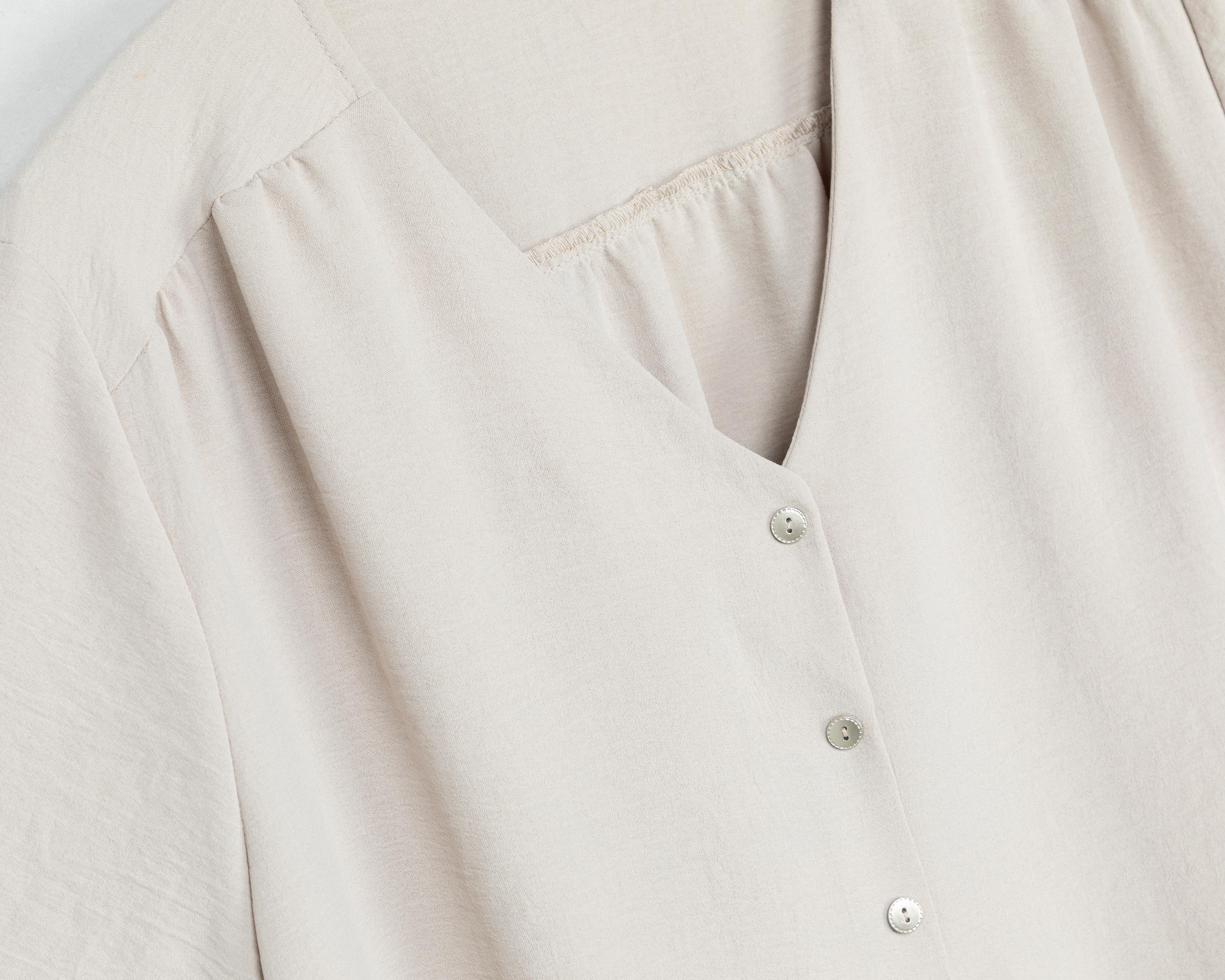 Foto 3 | Blusa Manga Corta Sahara para Mujer