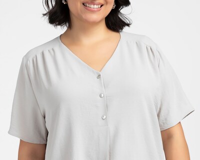 Foto 4 | Blusa Manga Corta Sahara para Mujer
