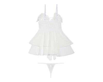 Foto 2 | Baby Doll Eva Novias con Encaje para Mujer