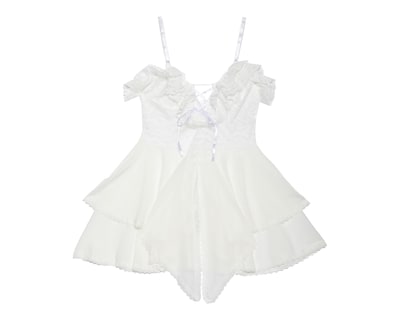 Foto 3 | Baby Doll Eva Novias con Encaje para Mujer