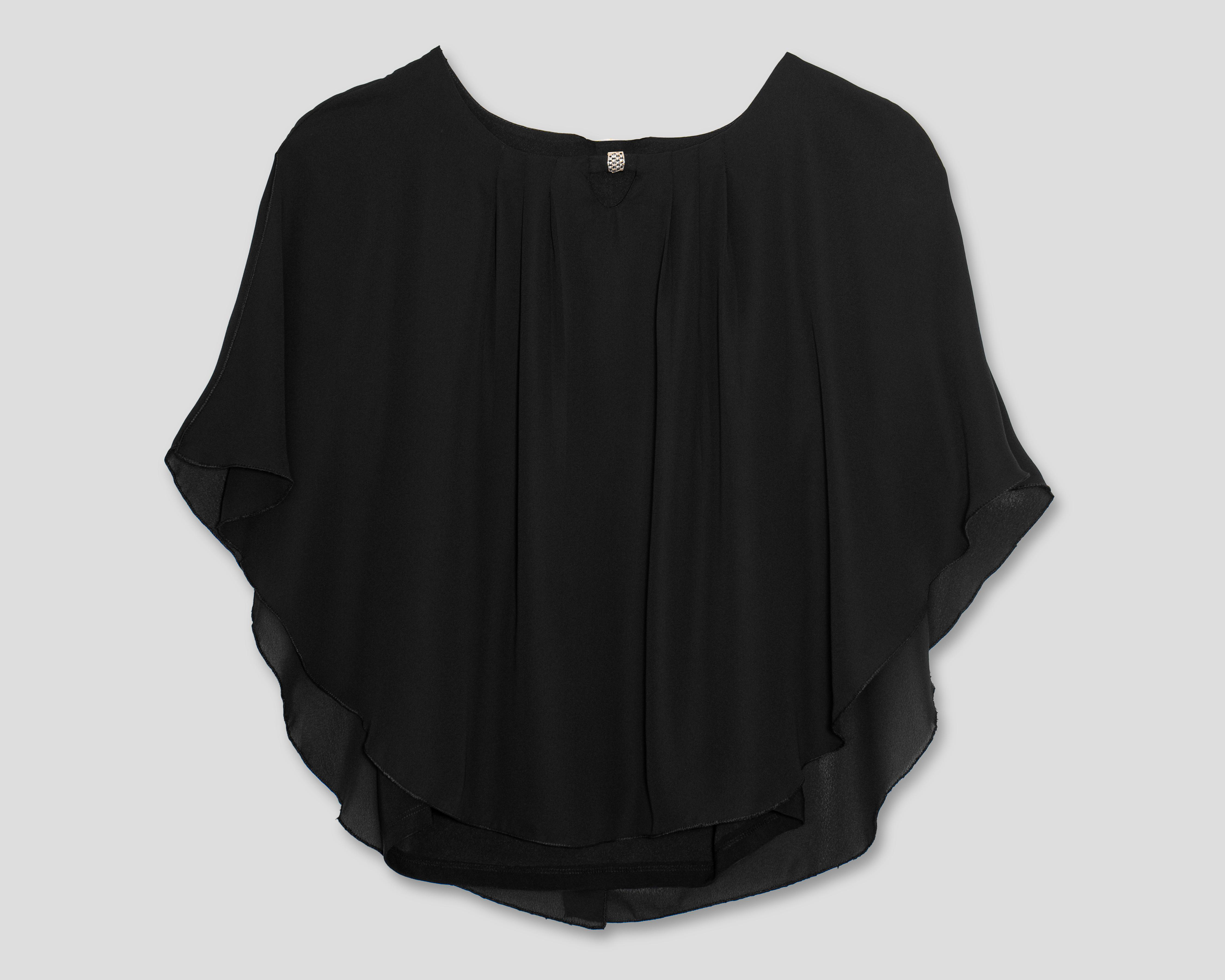 Foto 2 pulgar | Blusa Negra Lady Sun para Mujer