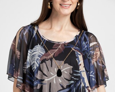 Foto 4 | Blusa con Collar Lady Sun para Mujer