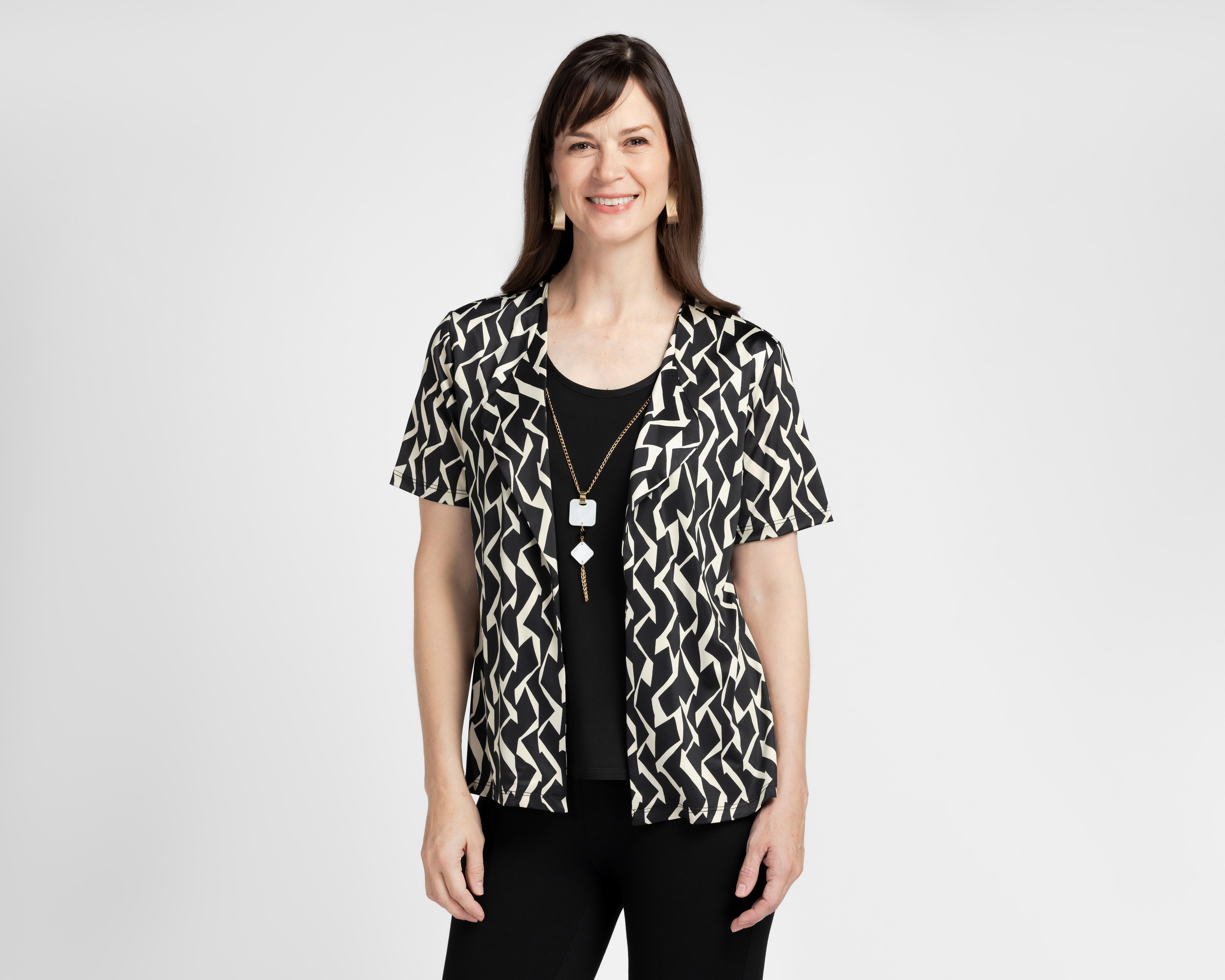 Foto 2 pulgar | Blusa con Collar Lady Sun para Mujer