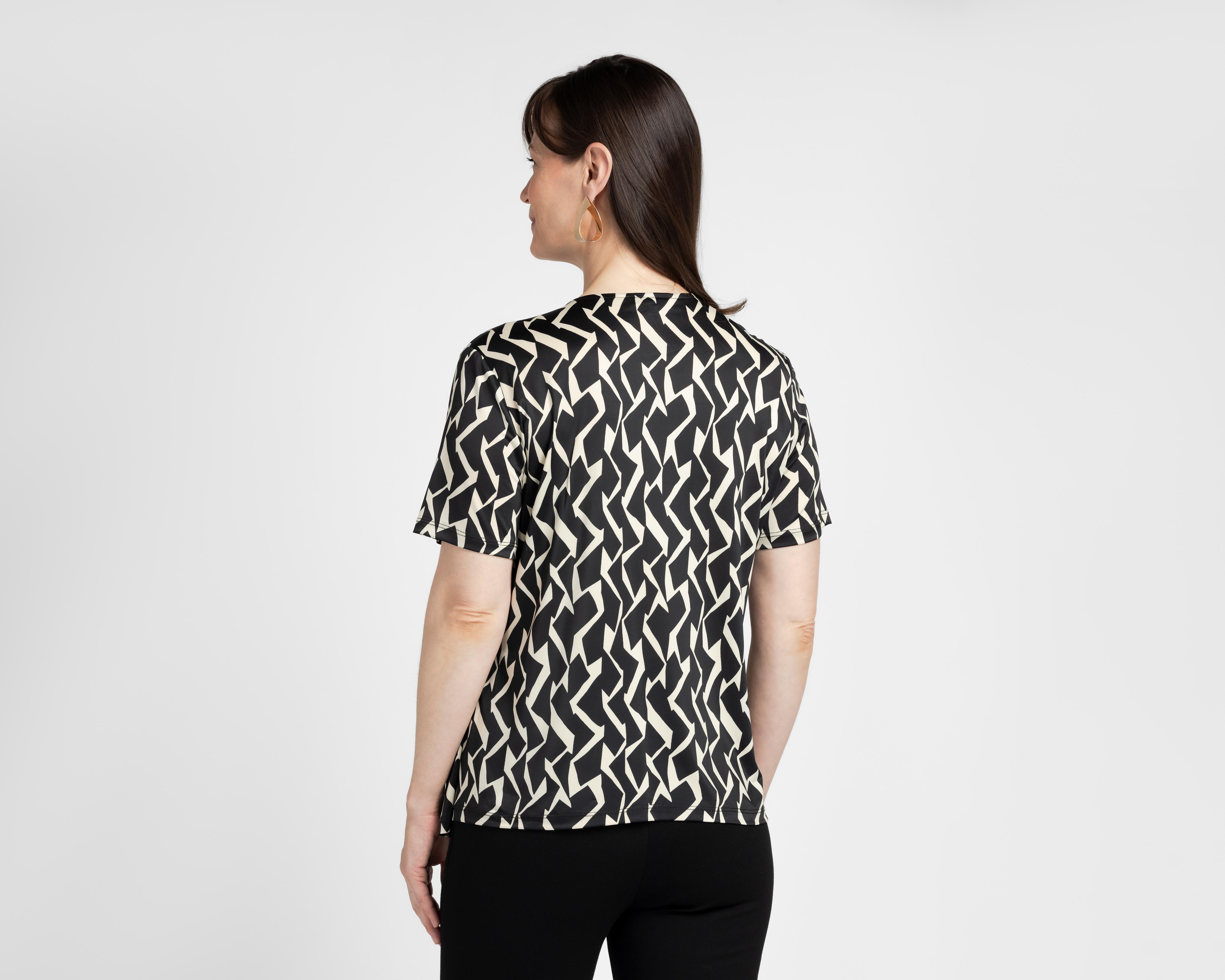 Foto 4 pulgar | Blusa con Collar Lady Sun para Mujer