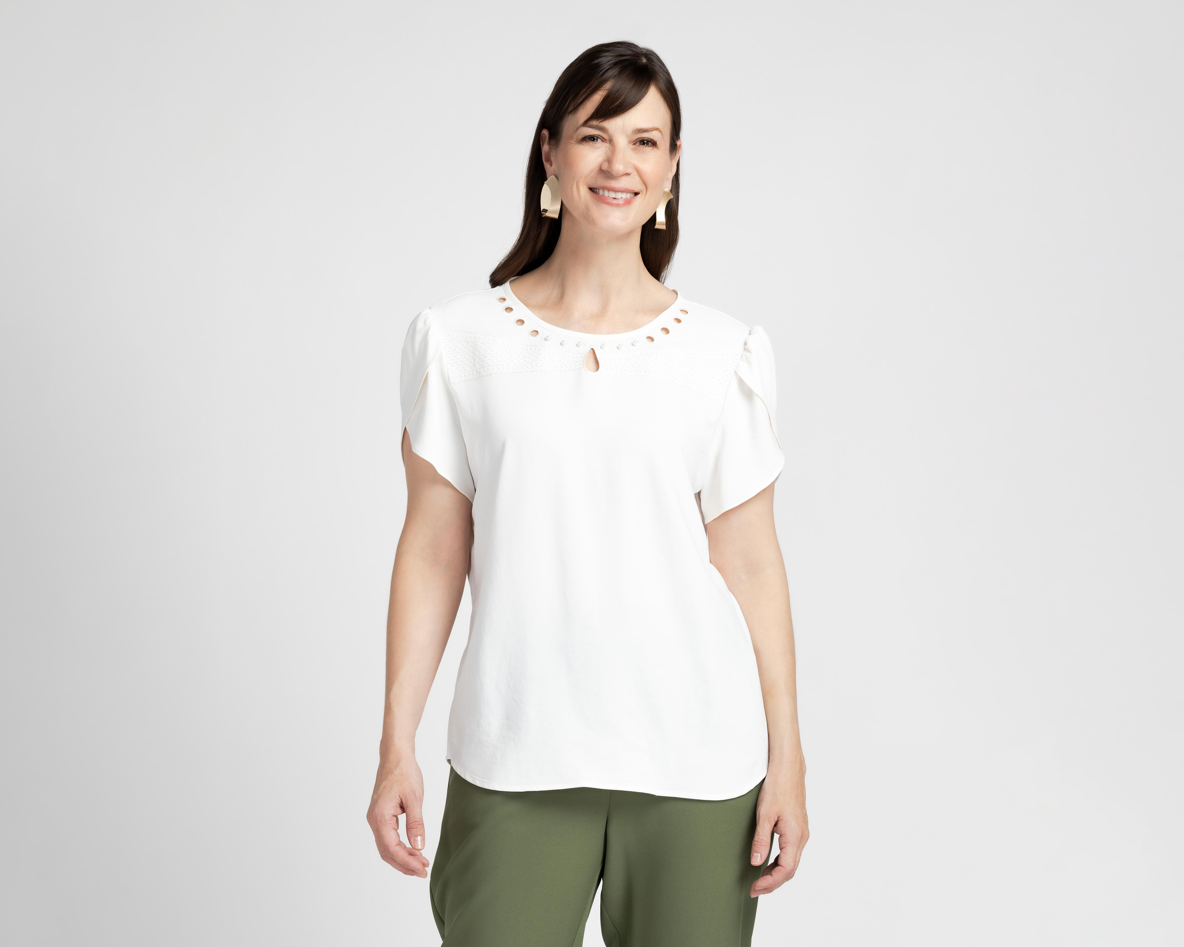 Foto 2 pulgar | Blusa Cuello Redondo Lady Sun para Mujer