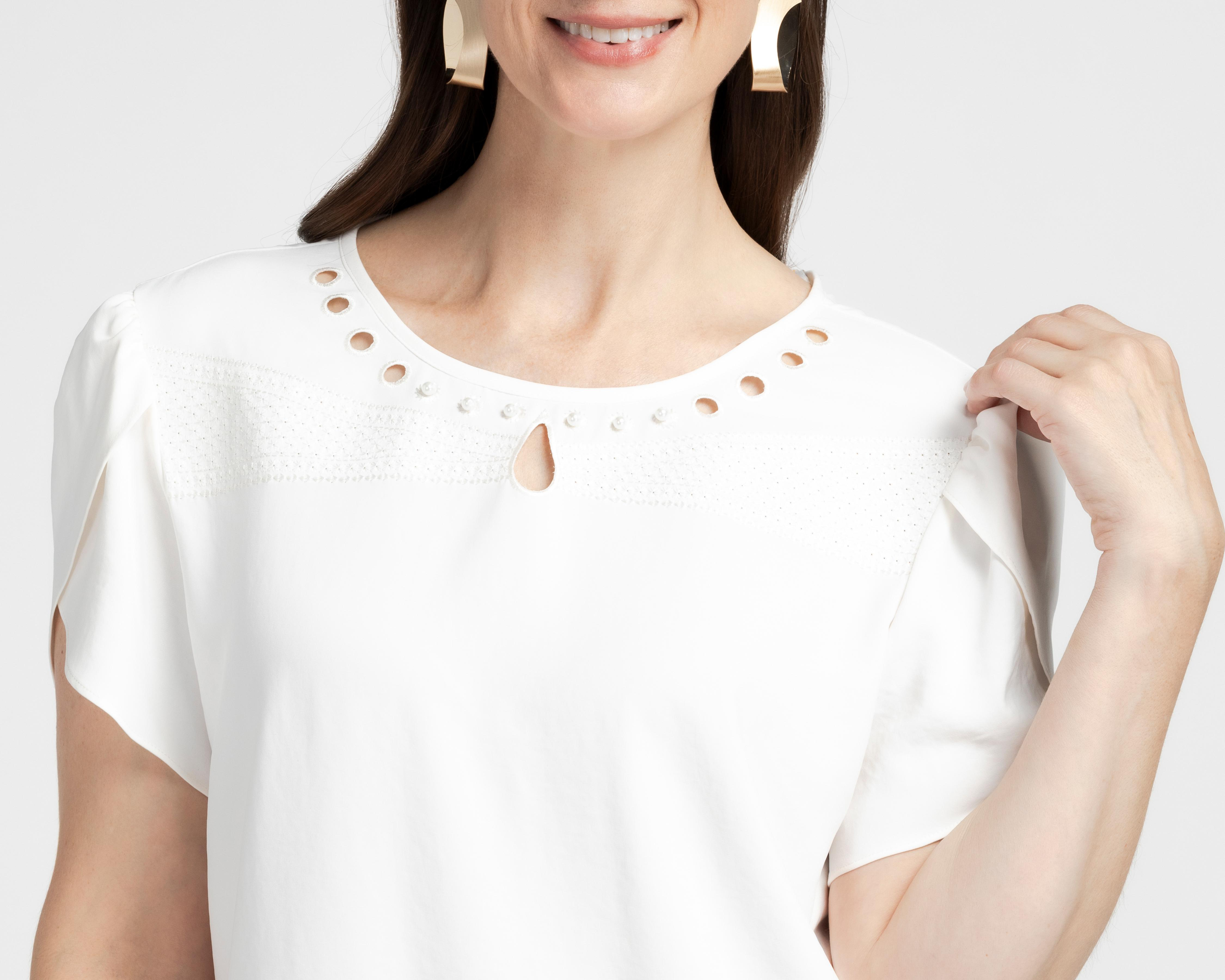 Foto 5 pulgar | Blusa Cuello Redondo Lady Sun para Mujer