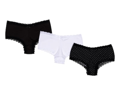 Foto 1 | Bóxer con Encaje Frescura para Mujer 3 Piezas