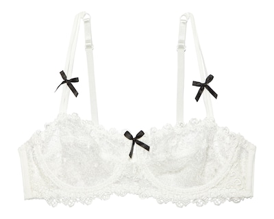 Foto 3 | Coordinado de Encaje Media Copa Blanco Eva Novias