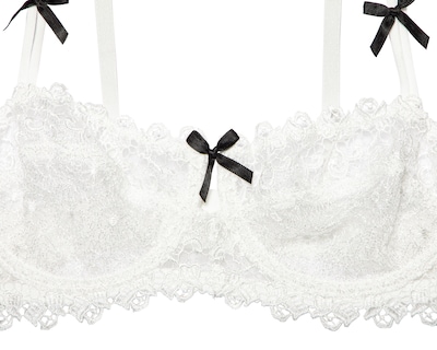 Foto 4 | Coordinado de Encaje Media Copa Blanco Eva Novias