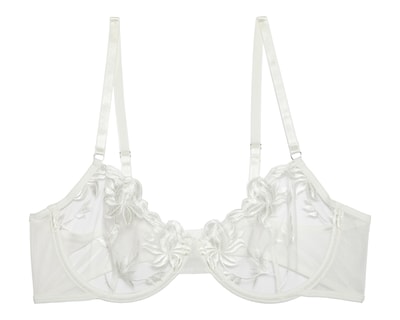 Foto 3 | Coordinado de Encaje Copa Completa Blanco Eva Novias