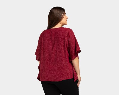 Foto 3 | Blusa Lady Sun Manga 3/4 con Collar