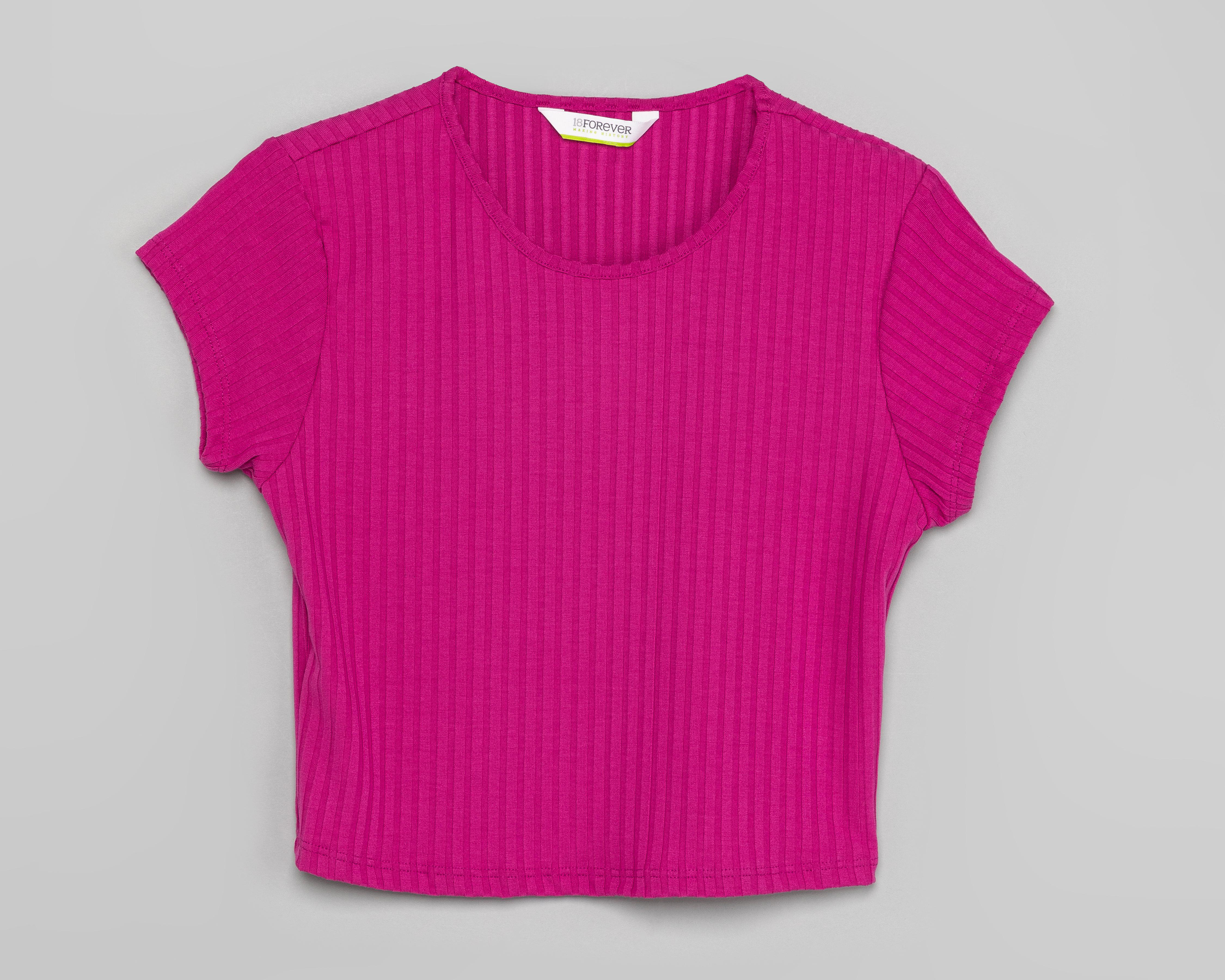 Foto 5 | Blusa 18 Forever Manga Corta con Cuello Redondo