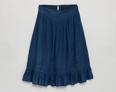 Foto 1 | Falda Midi American Eagle Azul para Mujer