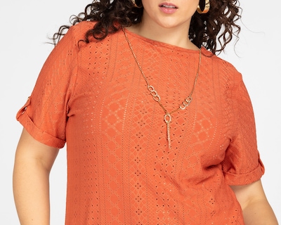 Foto 4 | Blusa Lady Sun Manga Corta con Collar