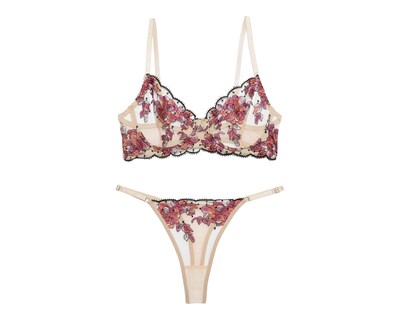 Foto 1 | Coordinado de Encaje Media Copa Eva tu Estilo Íntimo para Mujer