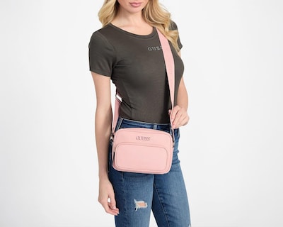 Foto 5 | Bolsa Cruzada Guess Zinnia