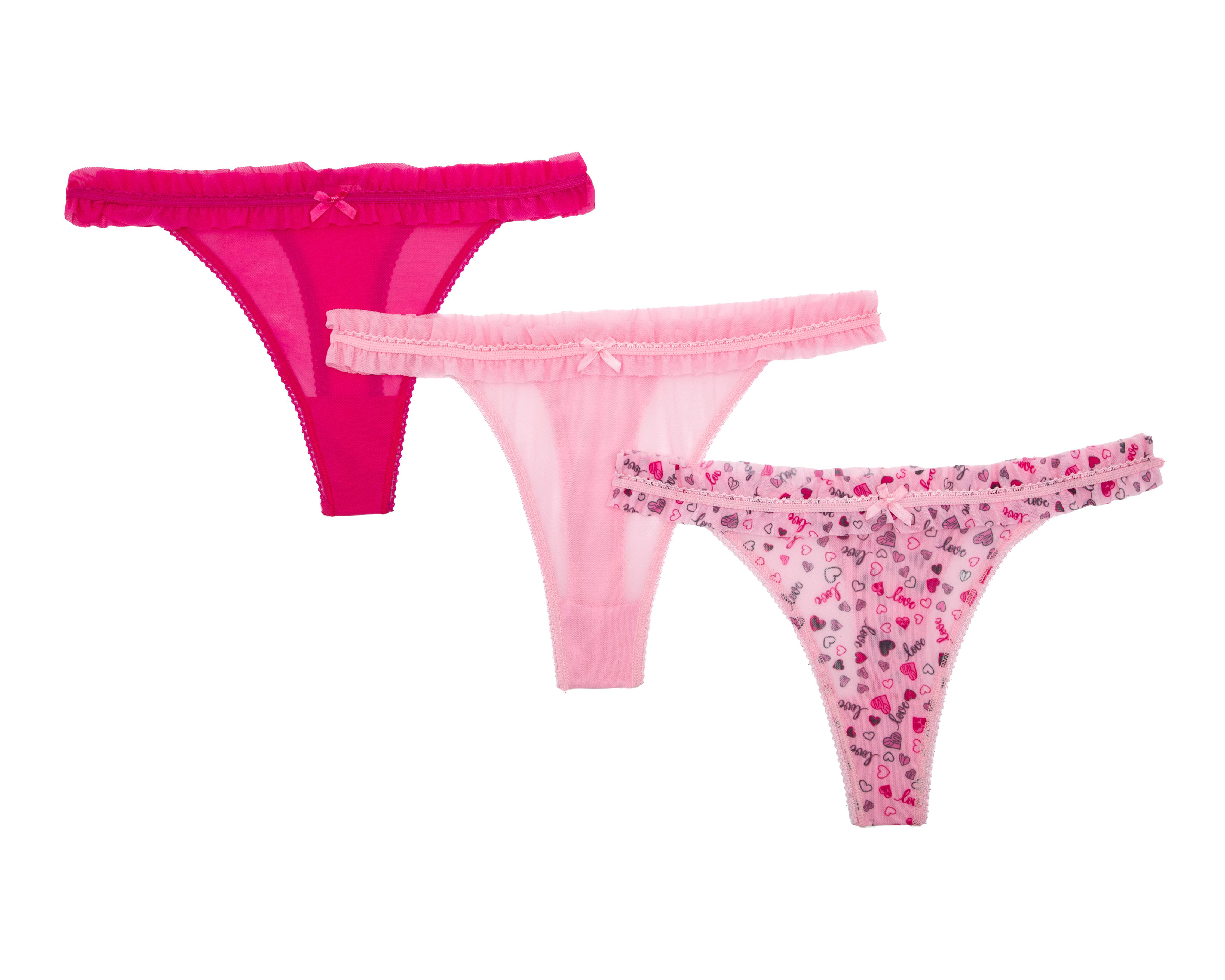 Tanga Lovest para Mujer 3 Pack