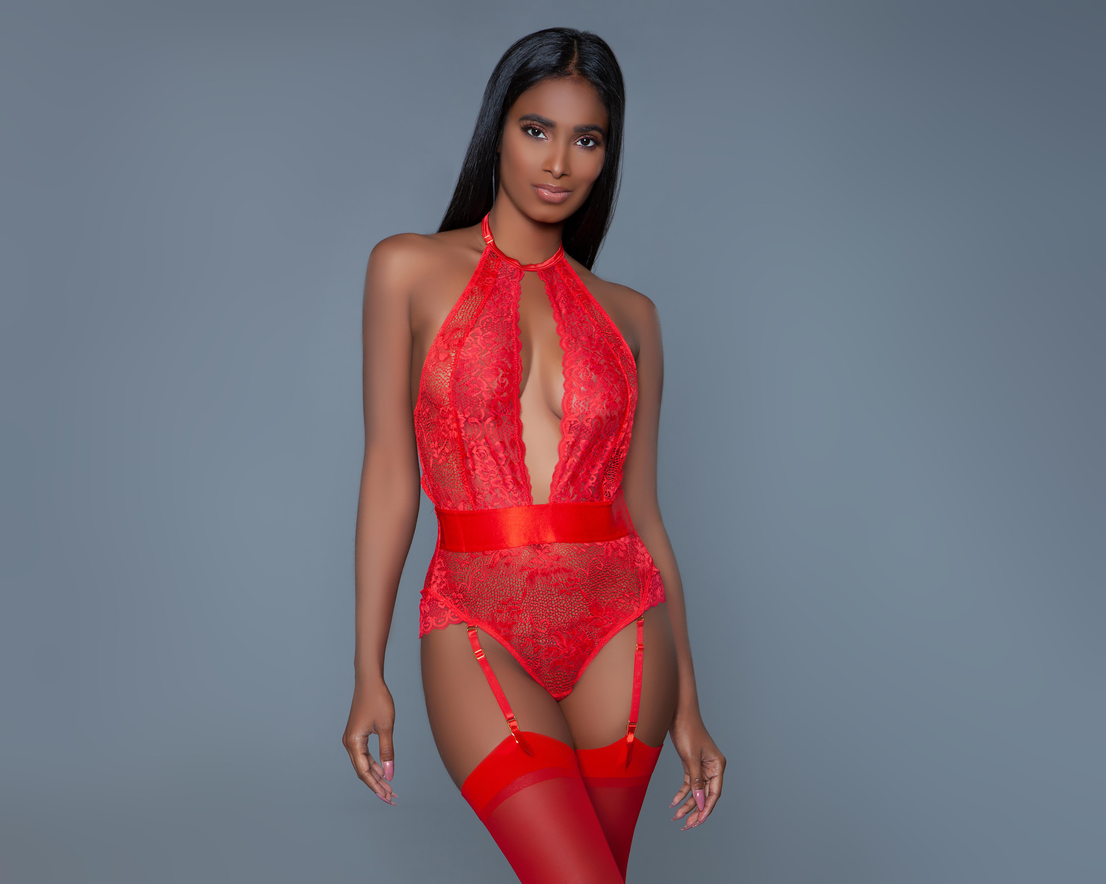 Baby Doll Be Wicked de Encaje para Mujer