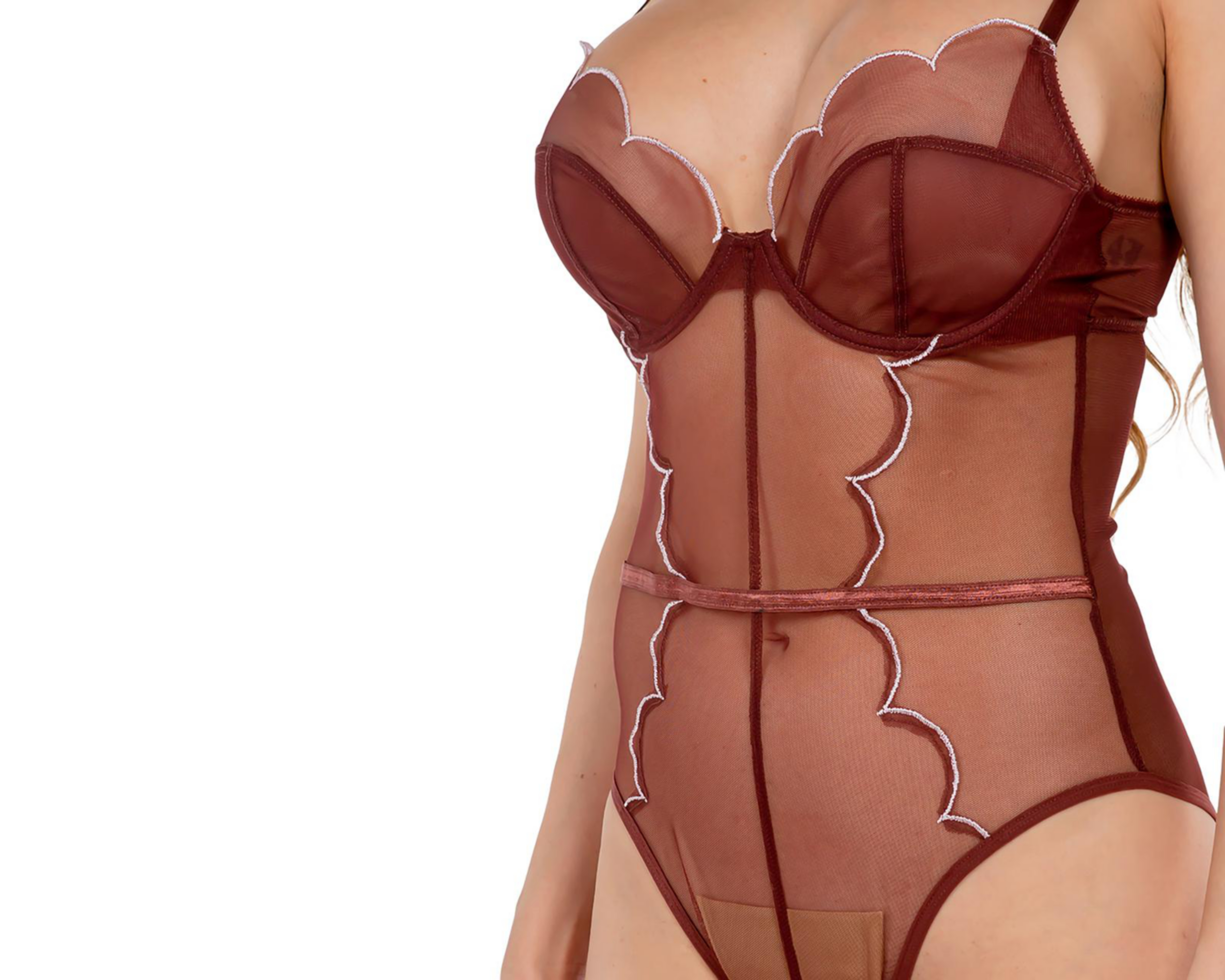 Foto 4 | Baby Doll Just Sexy con Transparencia para Mujer