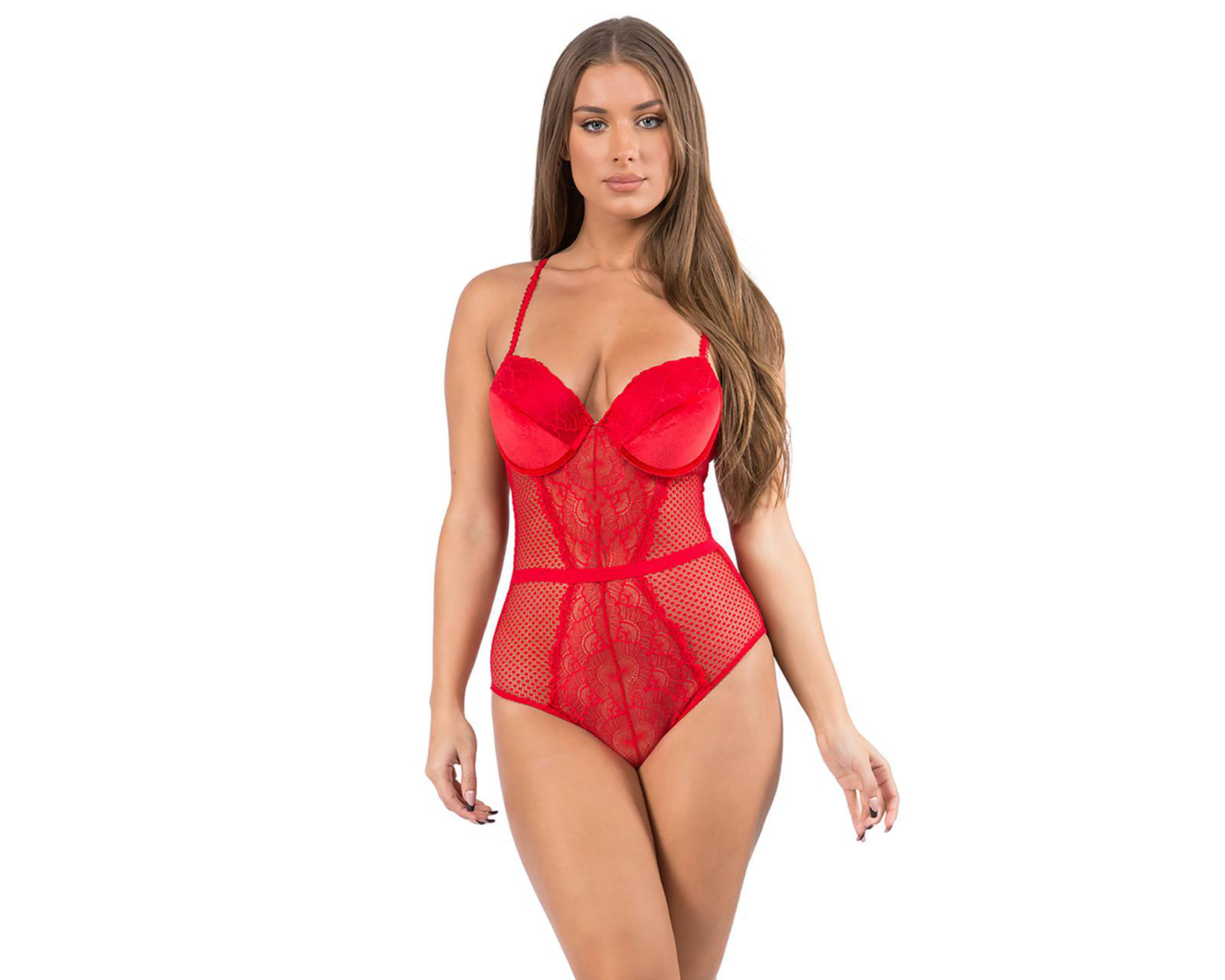 Foto 1 | Baby Doll Just Sexy con Tela Velvet para Mujer