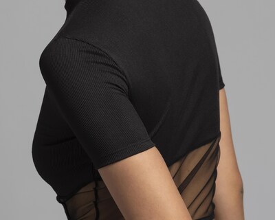 Foto 5 | Playera Thinner Manga Corta Cuello Redondo
