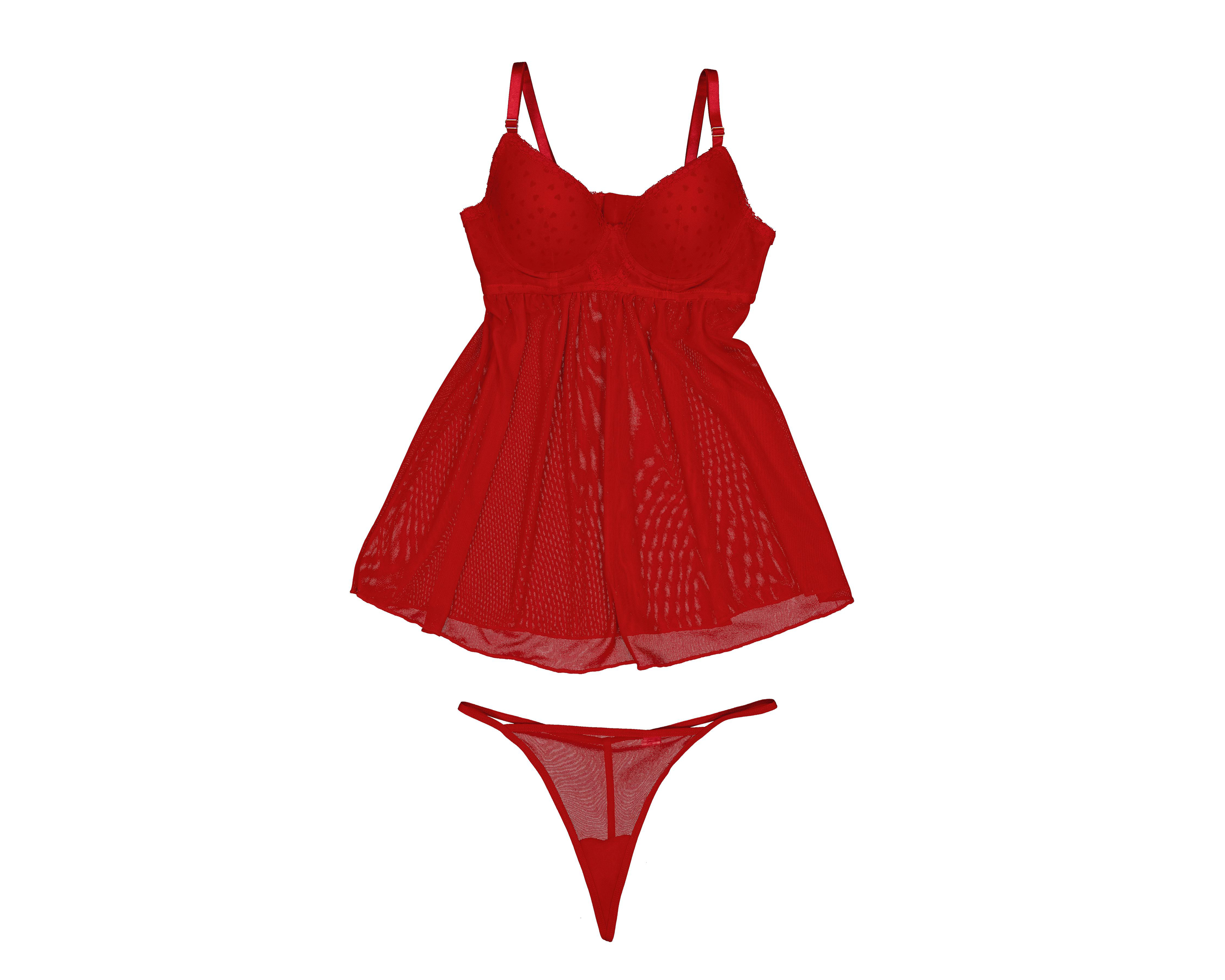 Foto 1 | Baby Doll Carnival de Mesh para Mujer