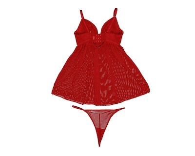 Foto 2 | Baby Doll Carnival de Mesh para Mujer