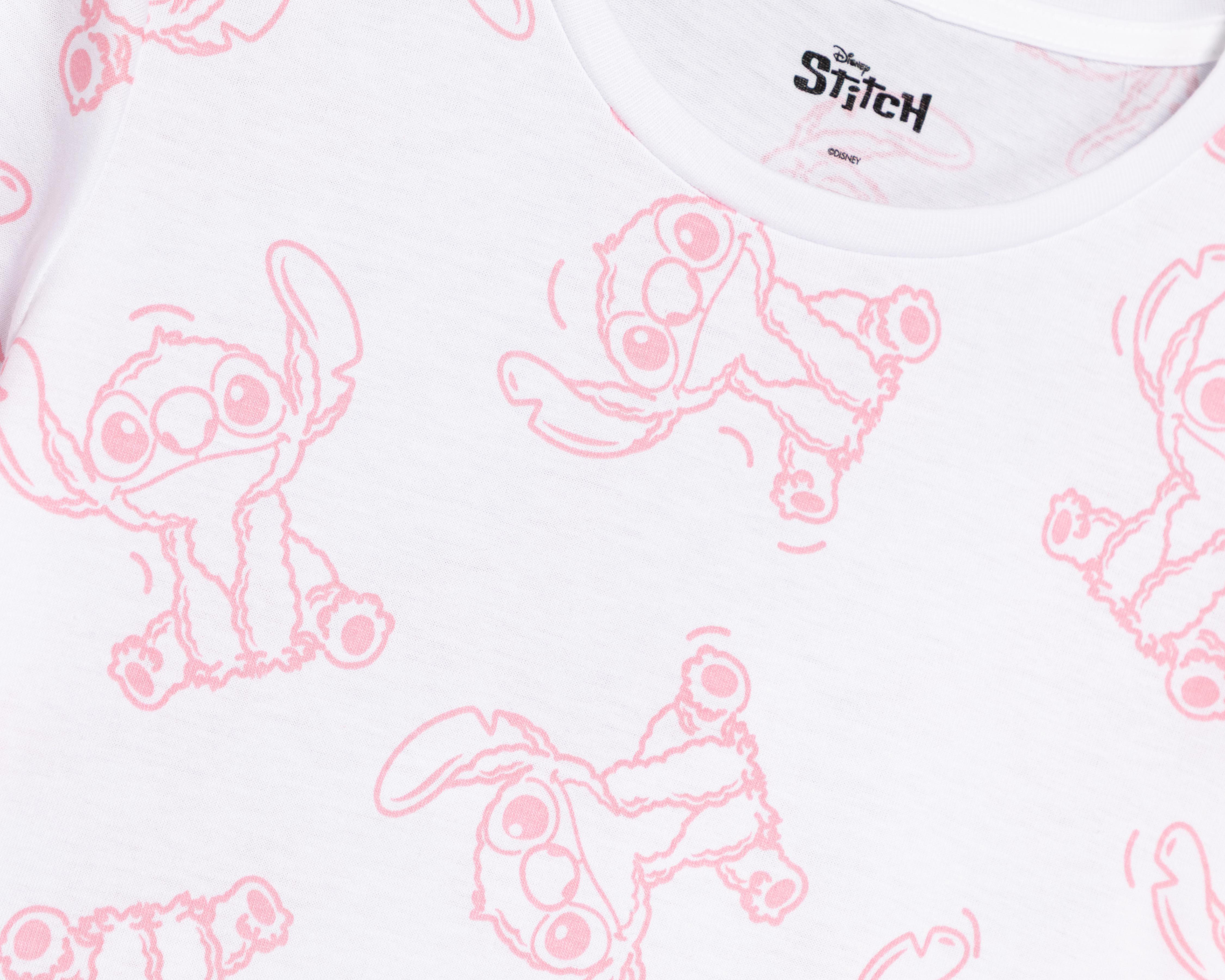 Foto 4 pulgar | Playera Manga Corta Disney Lilo & Stitch Juvenil