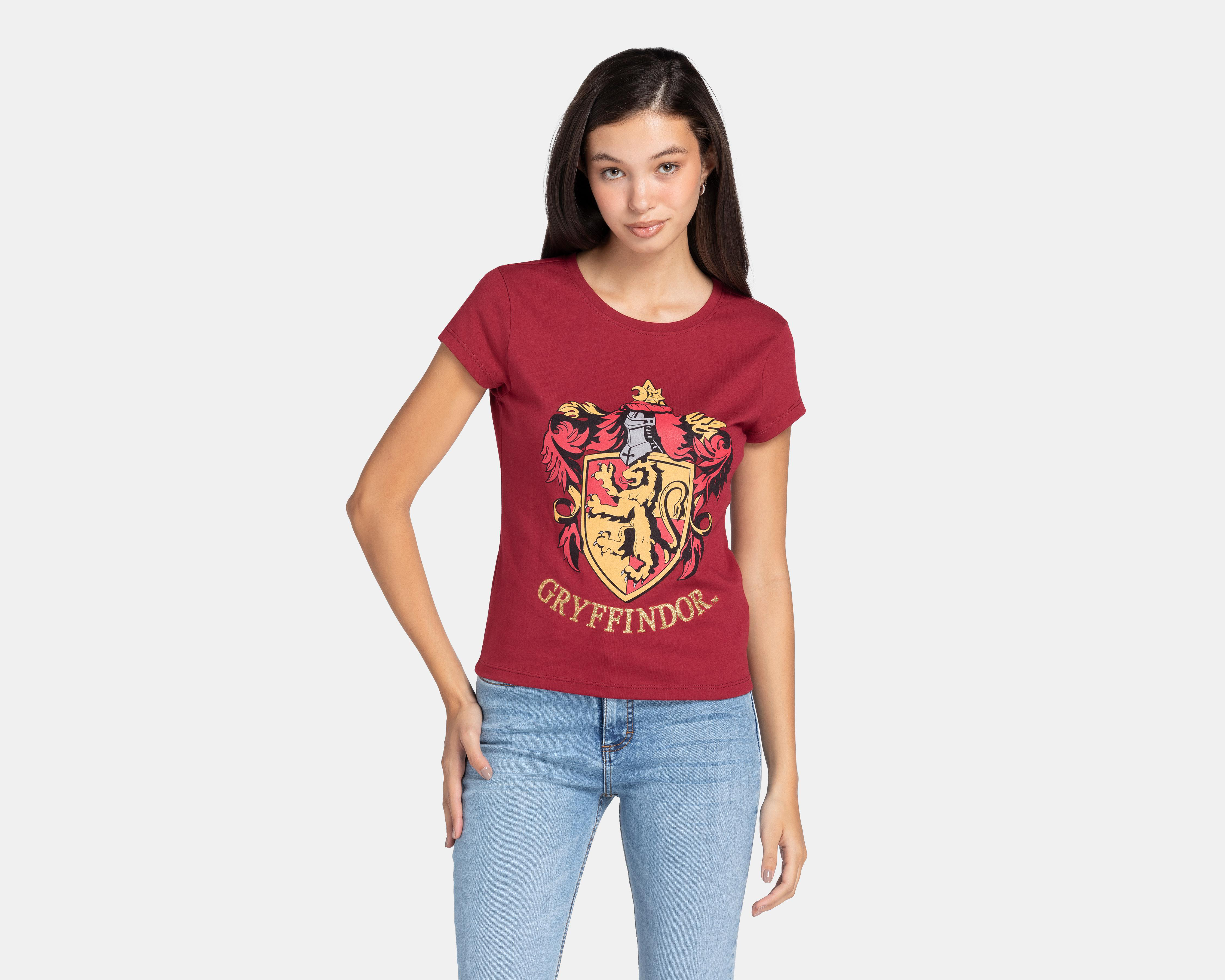 Playera Harry Potter Manga Corta Estampada