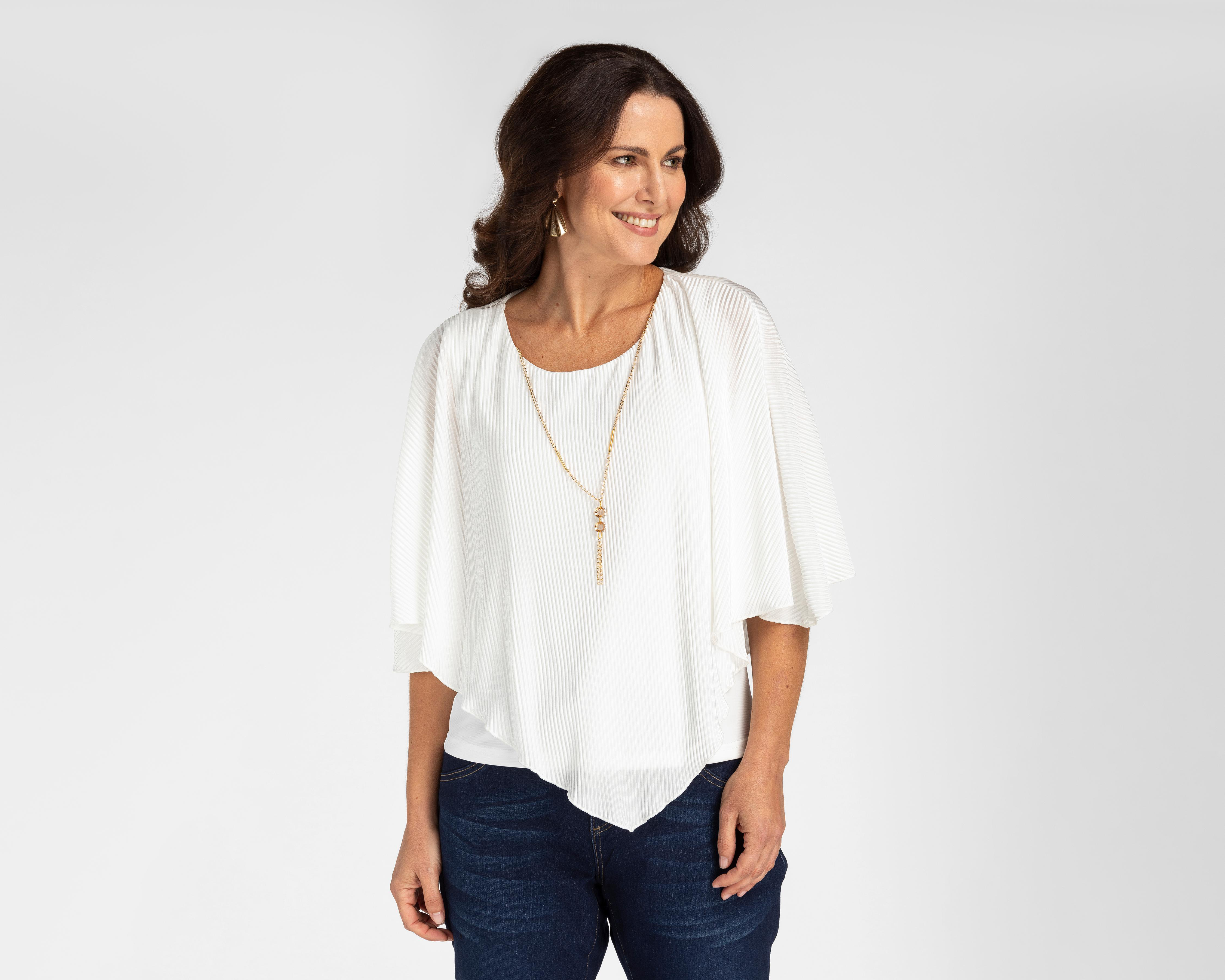 Blusa Sahara Manga Corta con Collar