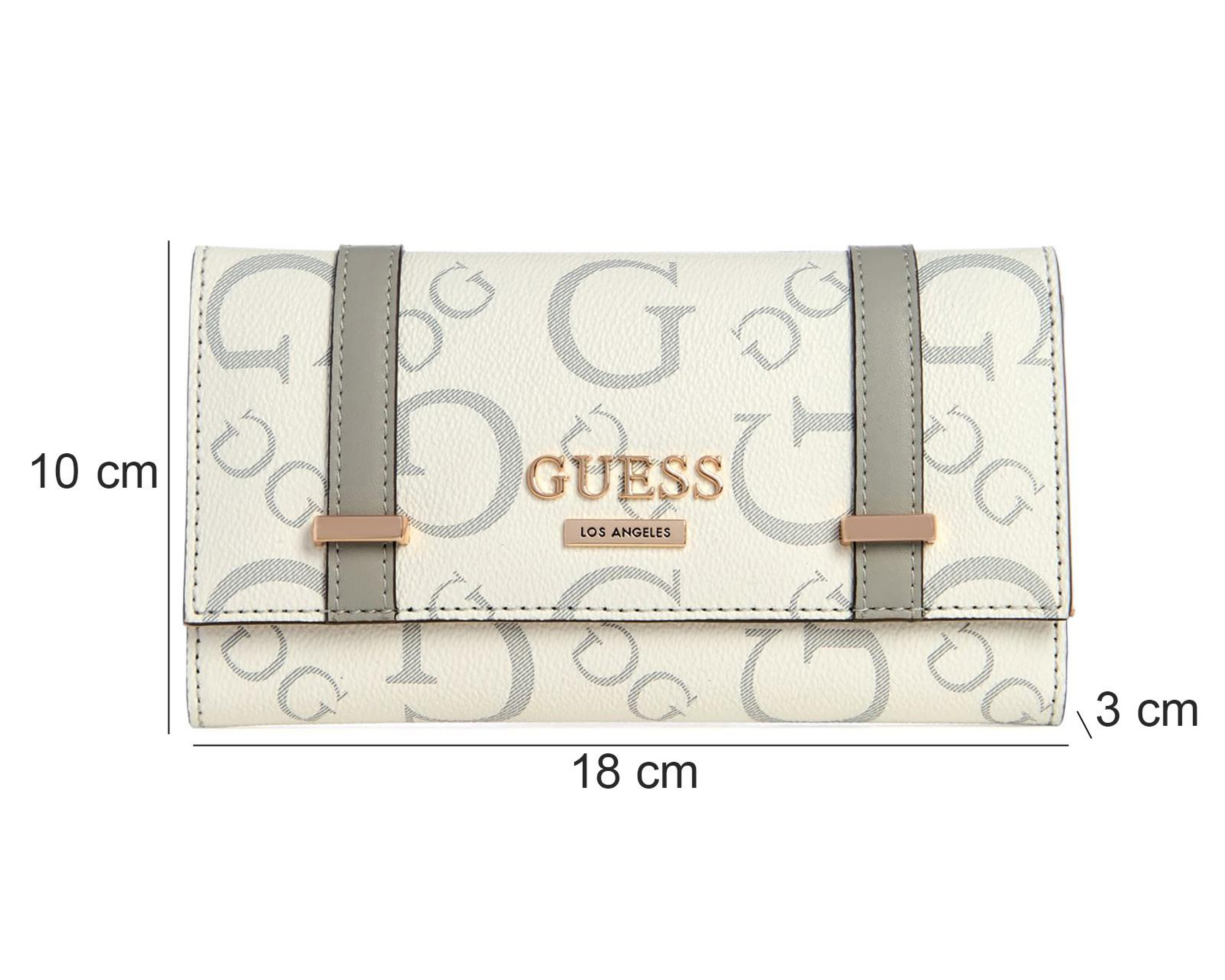 Foto 5 pulgar | Cartera para Mujer Guess Blanca