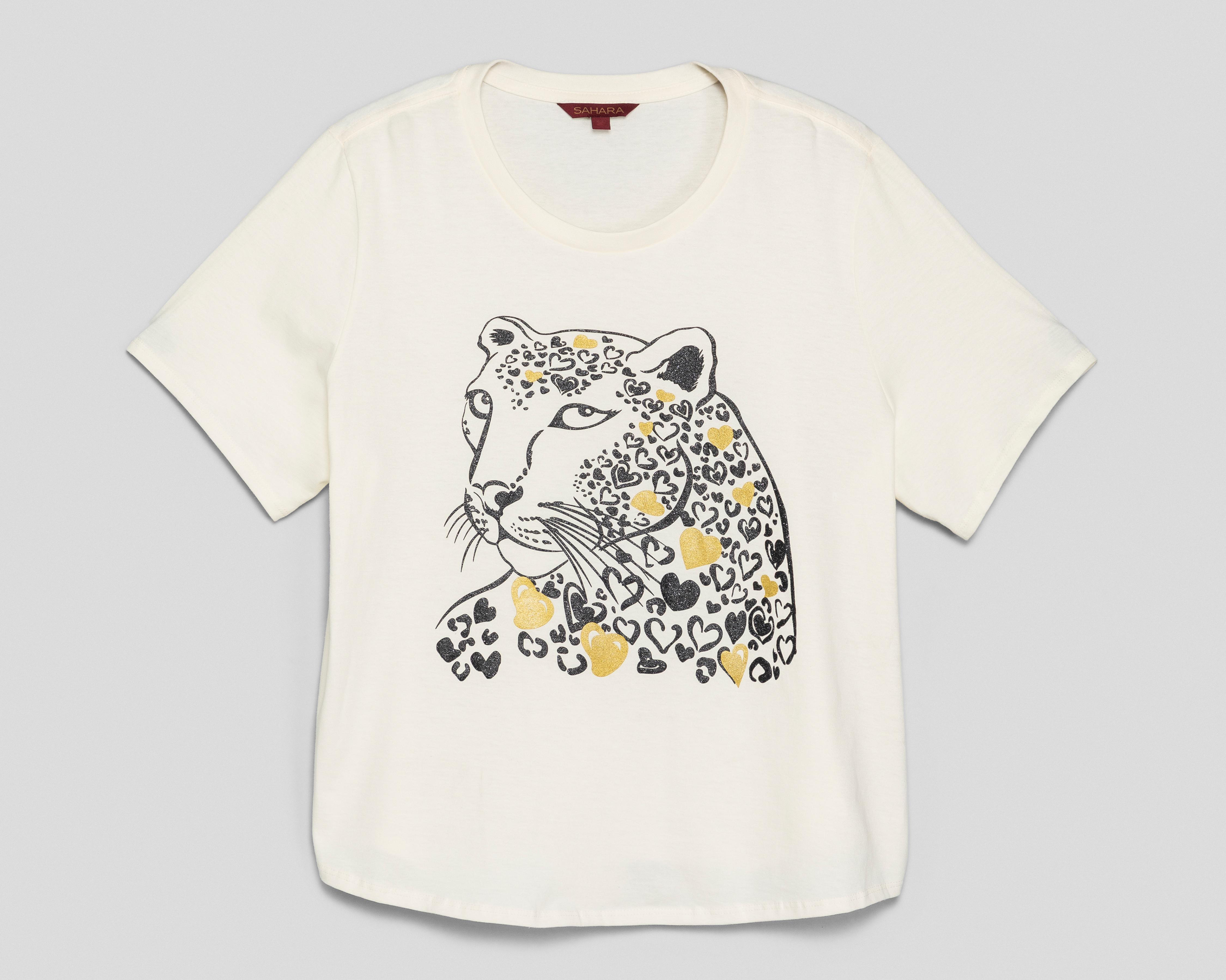 Foto 2 pulgar | Playera Manga Corta Sahara para Mujer