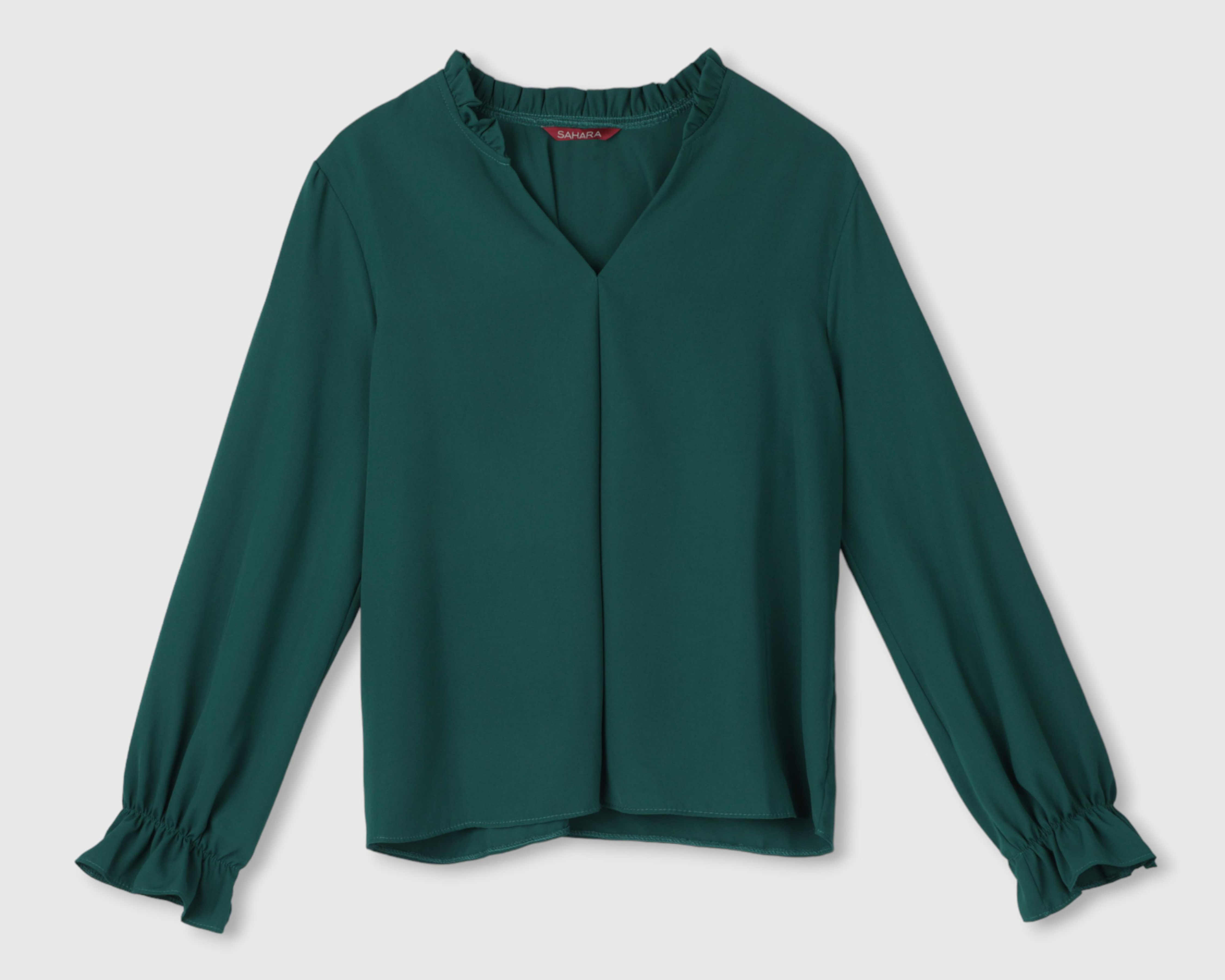 Foto 1 | Blusa Sahara Manga Larga con Holán