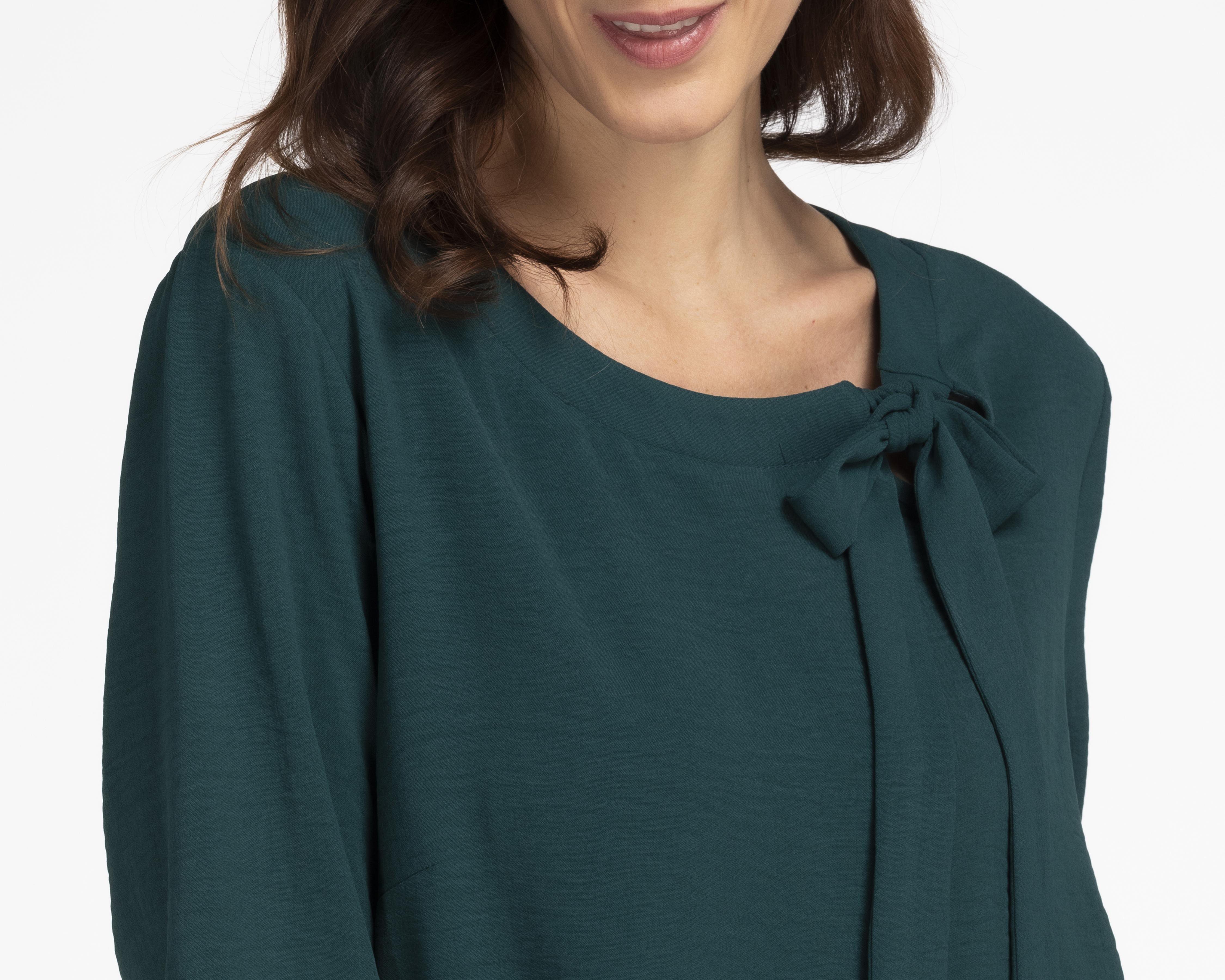 Foto 7 | Blusa Sahara Manga 3/4 Cuello Redondo
