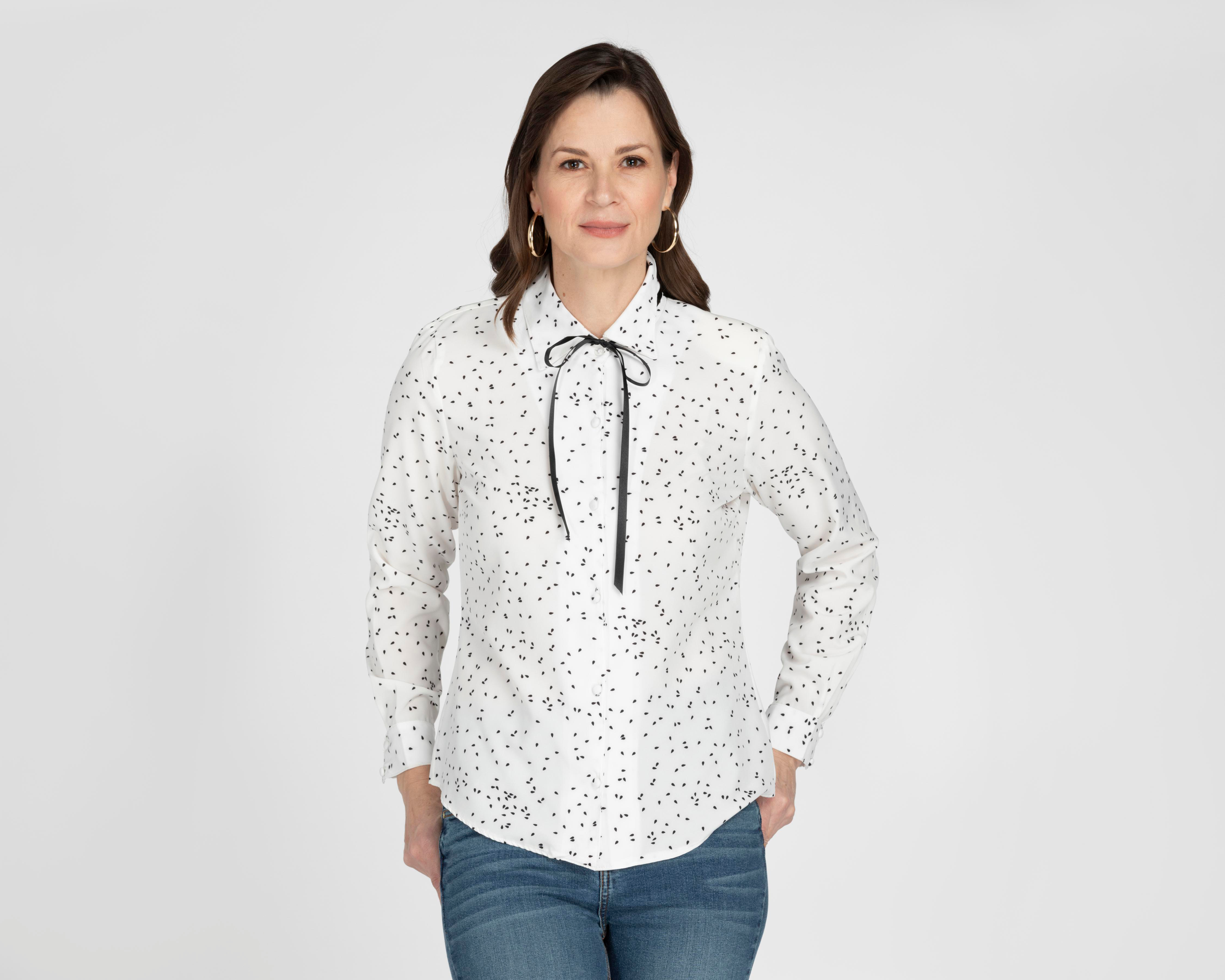 Foto 1 | Blusa Paloma Blanca con Moño