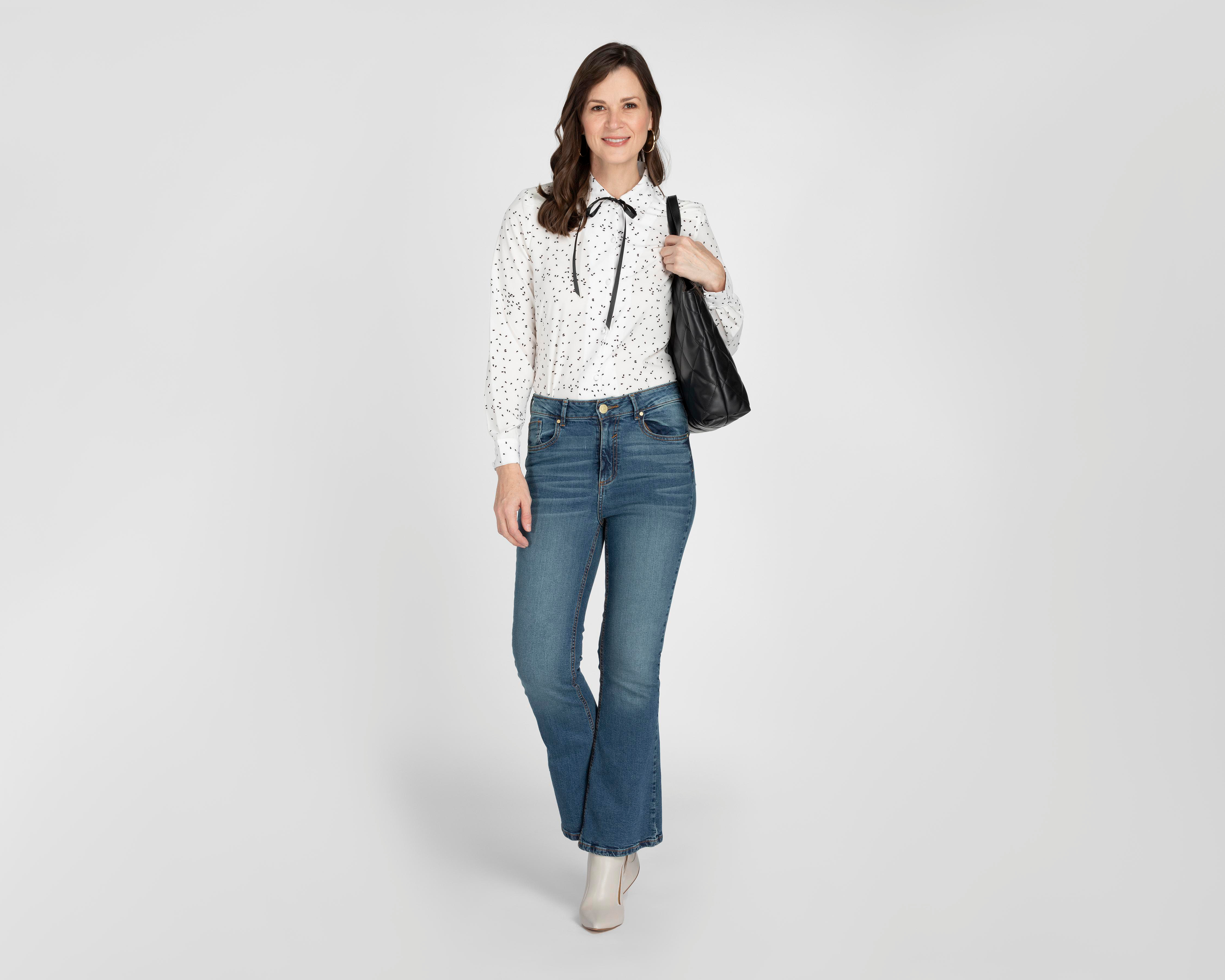 Foto 3 pulgar | Blusa Paloma Blanca con Moño
