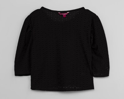 Foto 1 | Blusa Sahara Manga 3/4 Negra