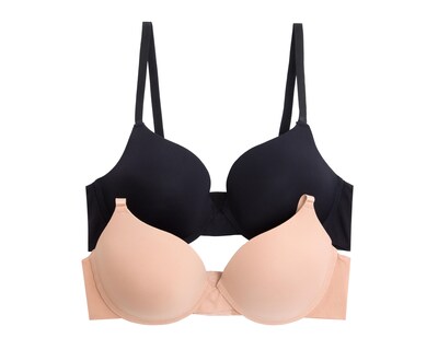 Foto 1 | Brasier Copa Completa Seamless Prima Valentina para Mujer 2 Pack