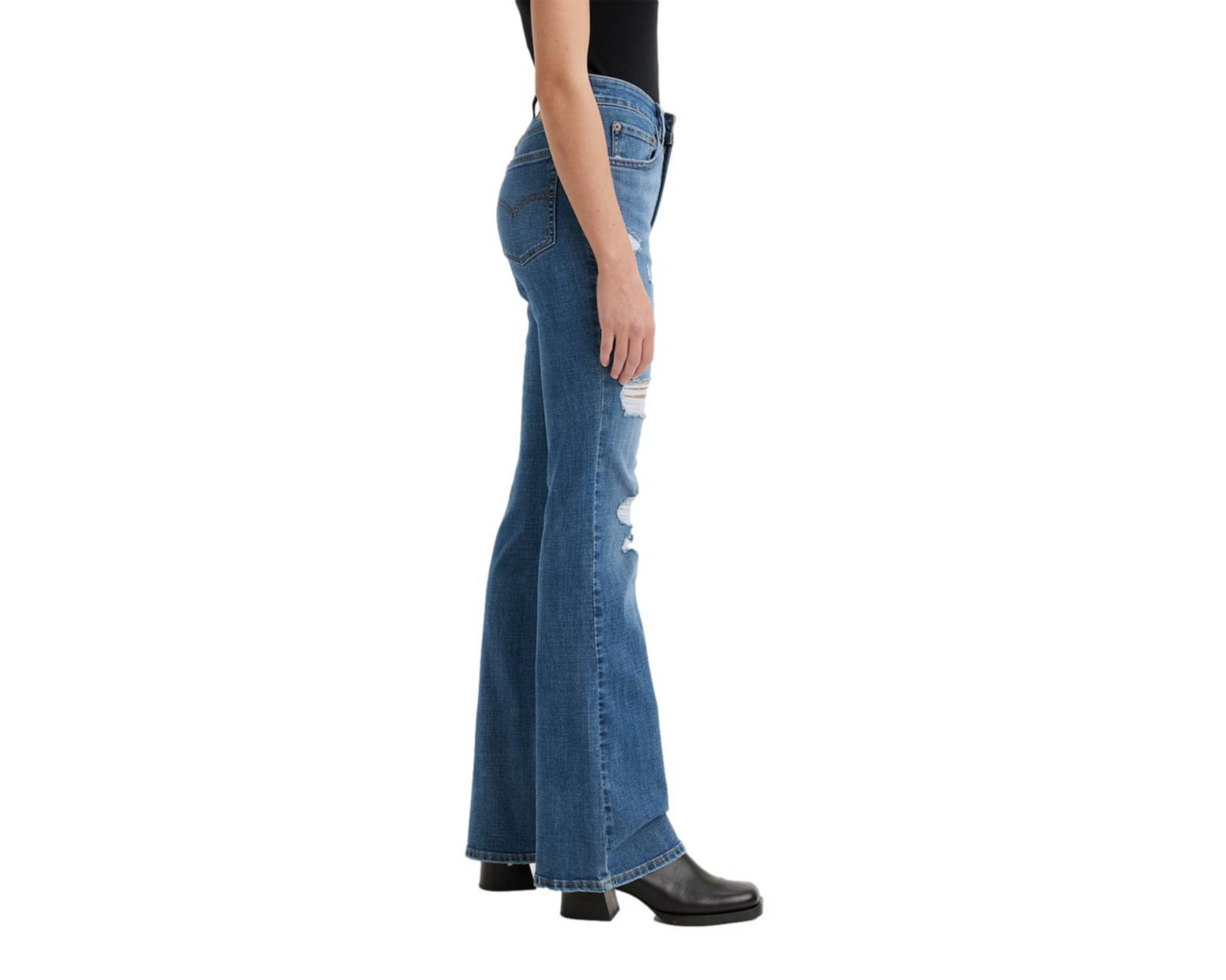 Foto 2 | Jeans Levi's 726 Flare Fit con Destrucciones