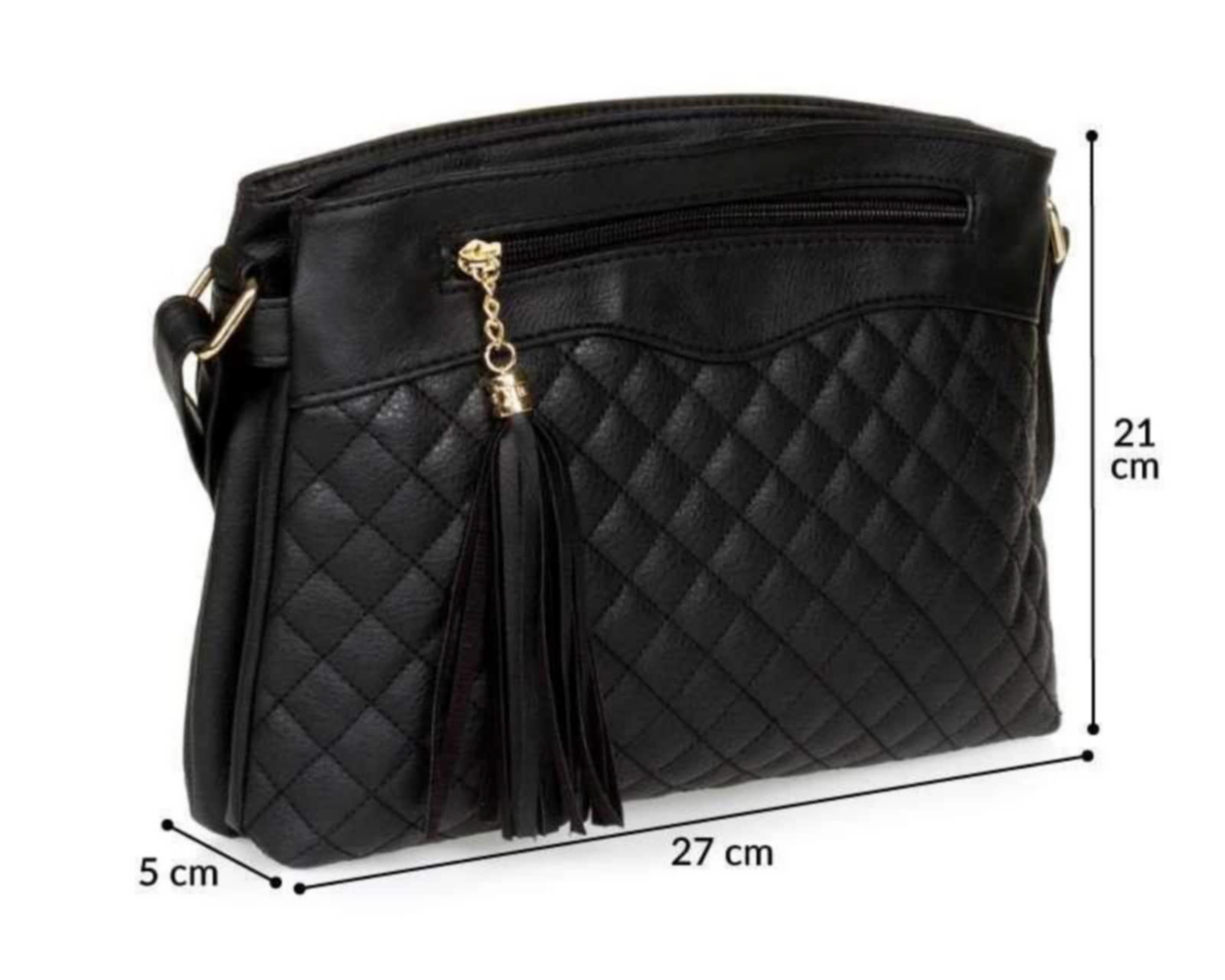 Foto 6 | Bolsa Cruzada color Negro marca Lady Sun para Mujer