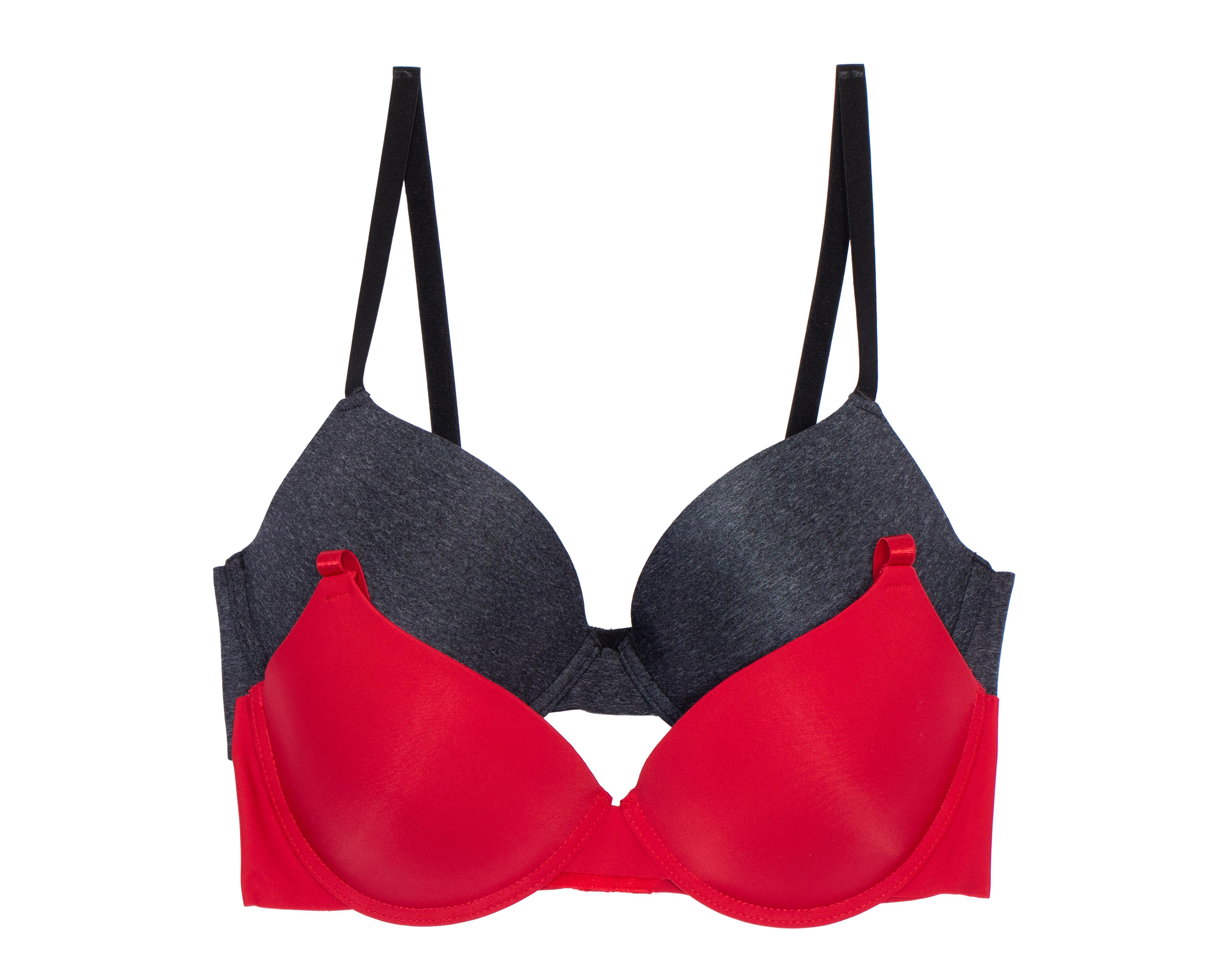 Foto 2 pulgar | Brasier Copa Completa Push Up Prima Valentina 2 Pack
