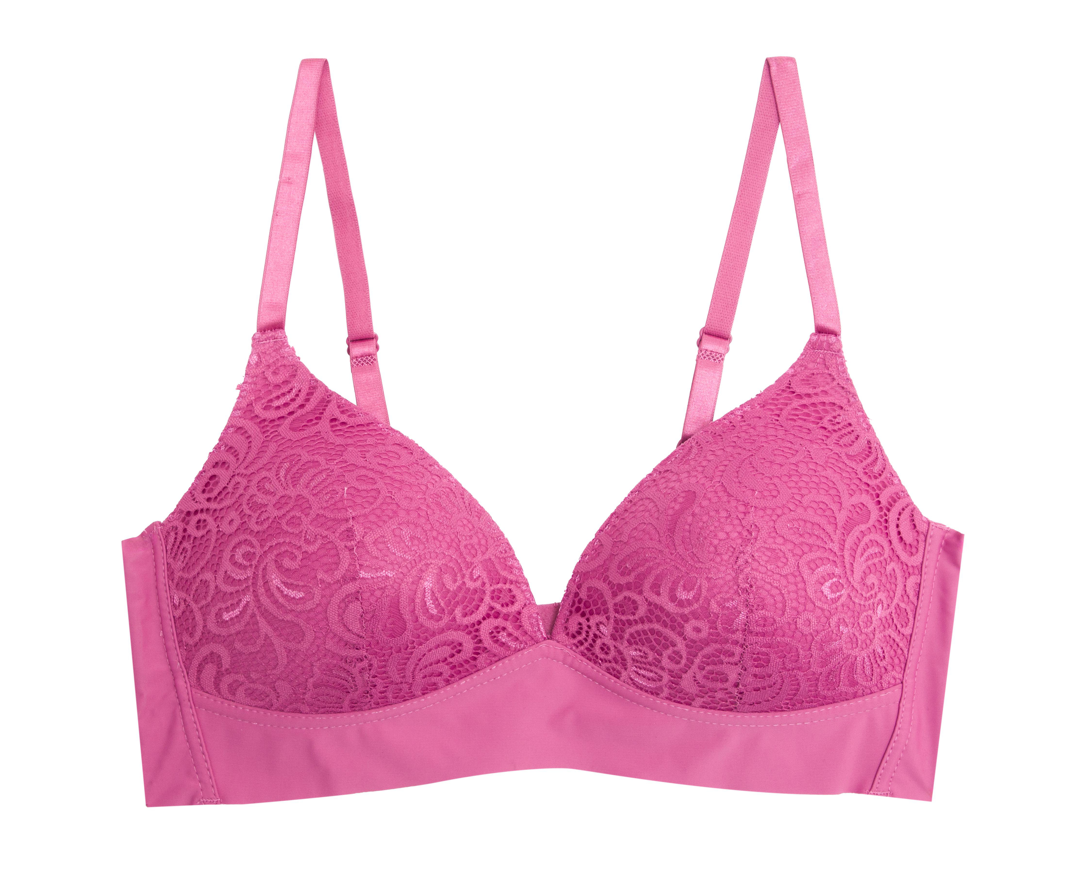 Foto 3 pulgar | Brasier Copa Completa con Encaje Prima Valentina para Mujer 2 Pack