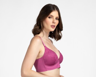 Foto 2 | Brasier Copa Completa con Encaje Prima Valentina para Mujer 2 Pack