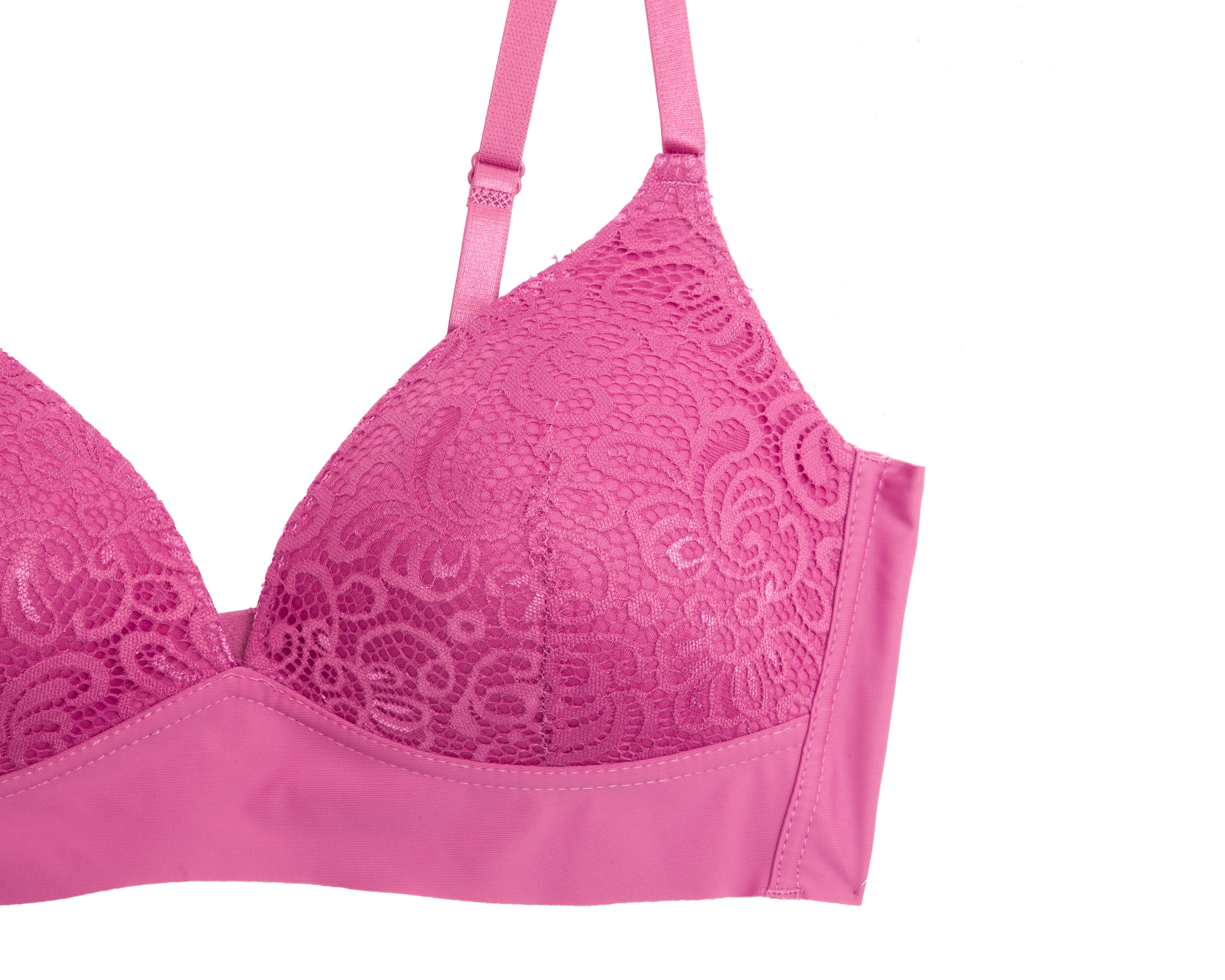 Foto 5 pulgar | Brasier Copa Completa con Encaje Prima Valentina para Mujer 2 Pack